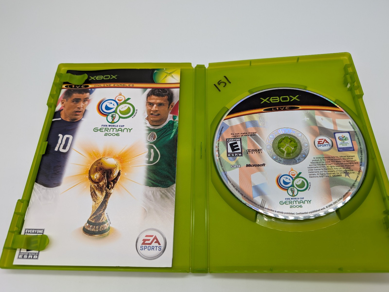 FIFA World Cup Soccer Germany 2006 (Microsoft Xbox) GOOD W/MANUAL! MAIL TOMORROW