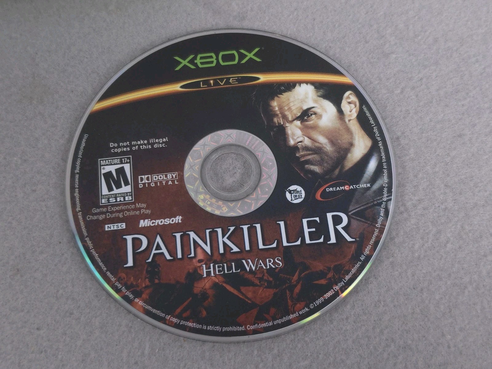 Painkiller Hell Wars Microsoft Xbox Original Black Label CIB Complete Tested
