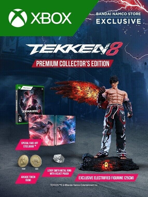 Tekken 8 Premium Collector Edition XBOX SERIES X Exclusive New