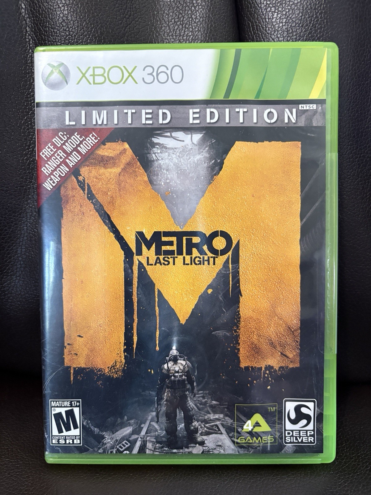 Metro: Last Light — Limited Edition (Microsoft Xbox 360, 2013) Complete CIB