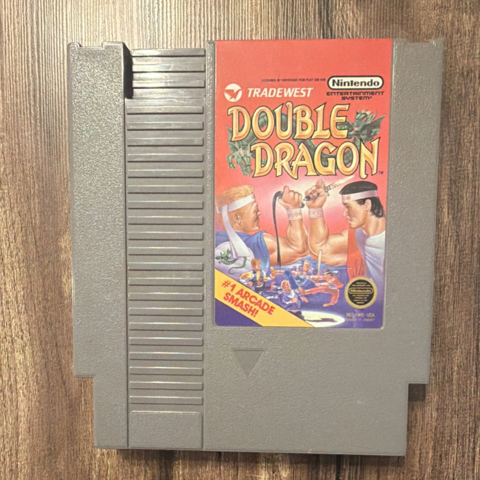 Nintendo Double Dragon NES Beat ‘Em Up Tradewest NTSC-U/C Martial Arts