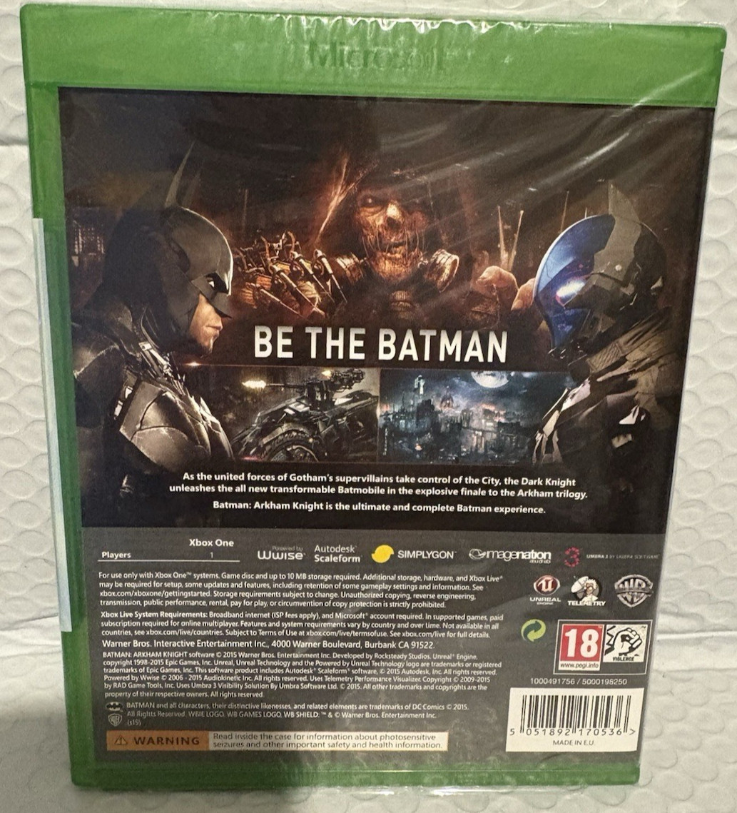 Batman: Arkham Knight (Microsoft Xbox One 2015) New