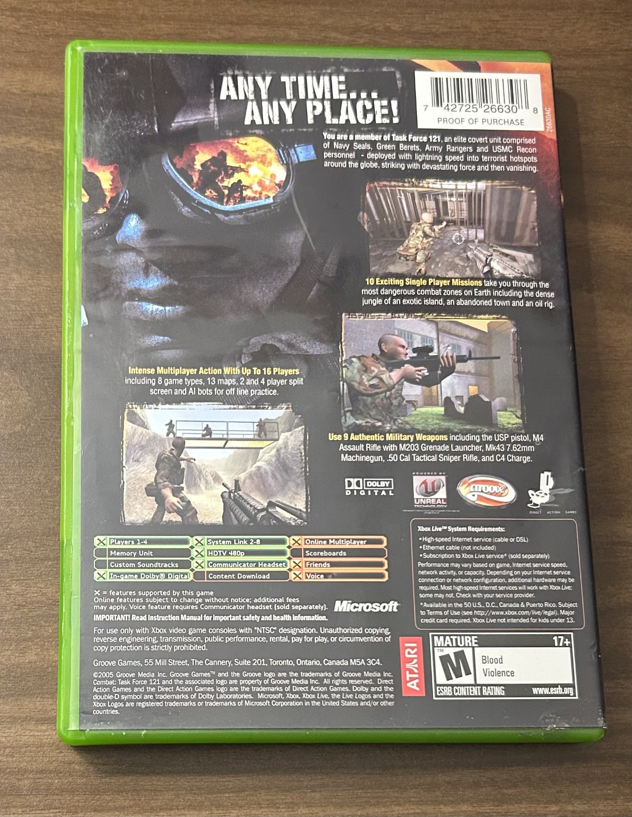 Combat Task Force 121 (Microsoft Xbox, 2005)