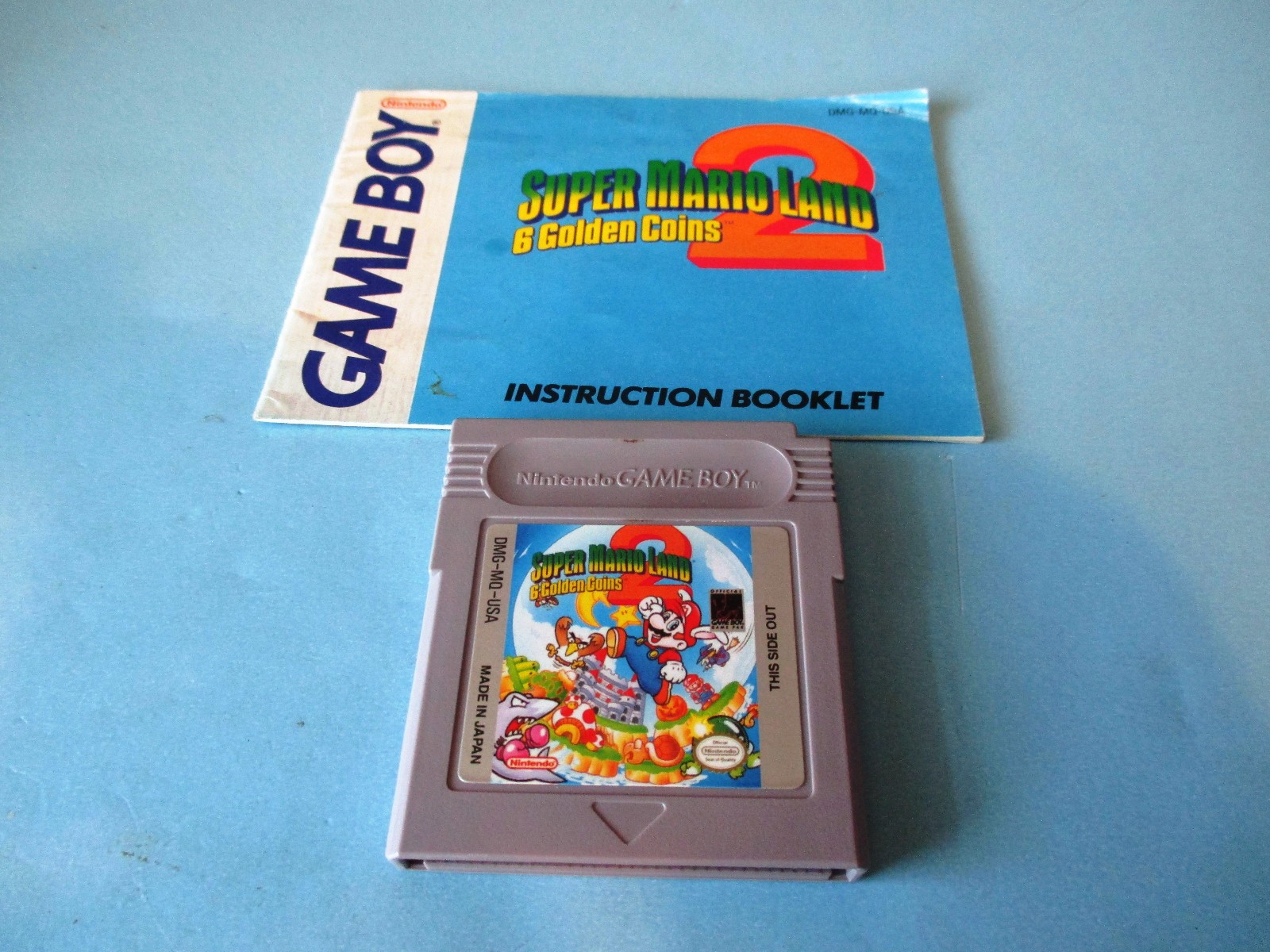 Super Mario Land 2: 6 Golden Coins Nintendo Game Boy Game Color Advance w/Manual