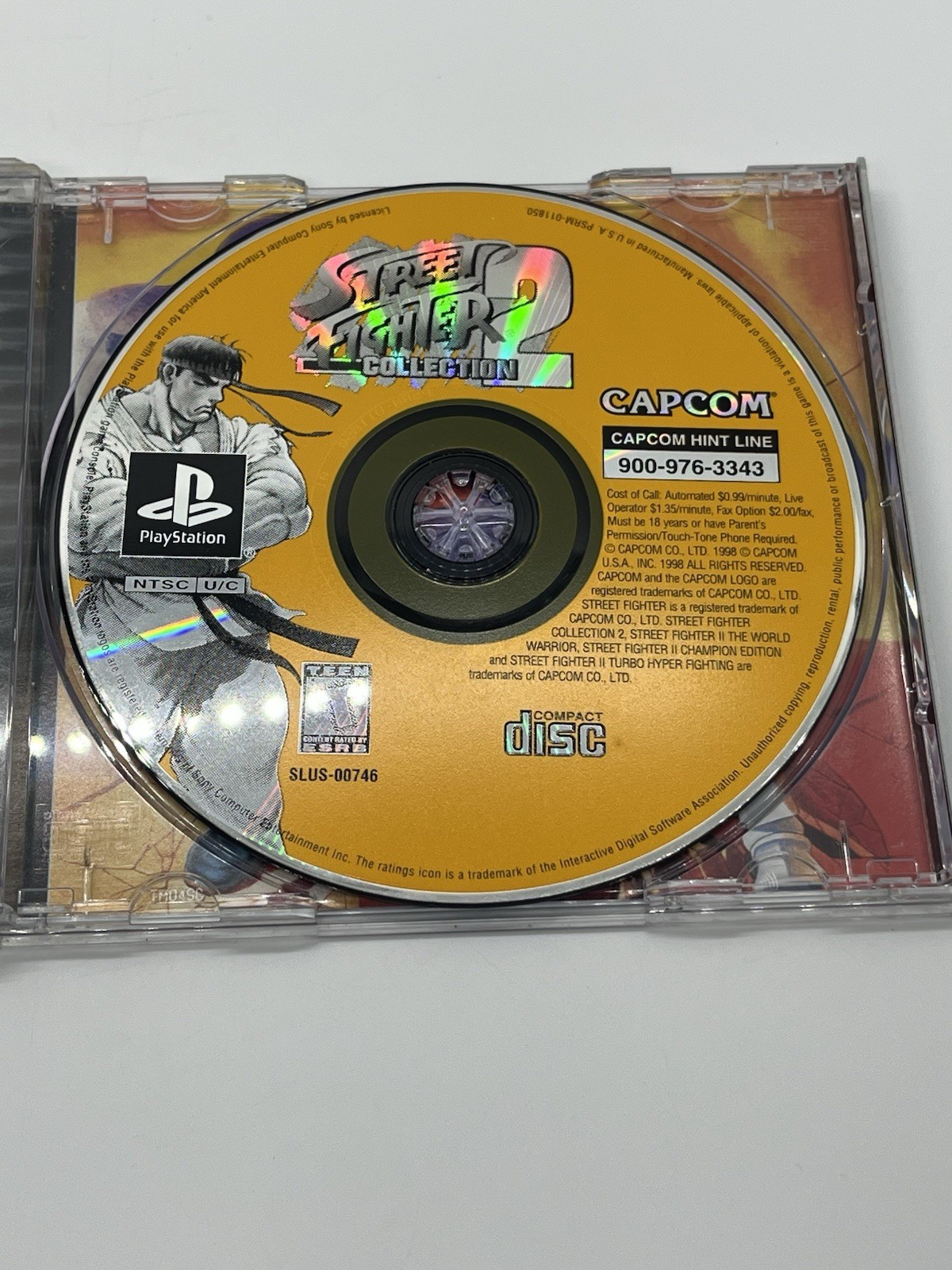Street Fighter Collection 2 Playstation 1 PS1 CIB Complete Reg Card Tested