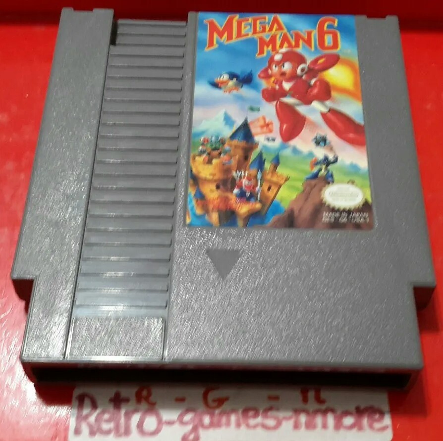 Mega Man 6 Nintendo AUTHENTIC MegaMan 6 NES Actual pict READ/LOOK WELL!