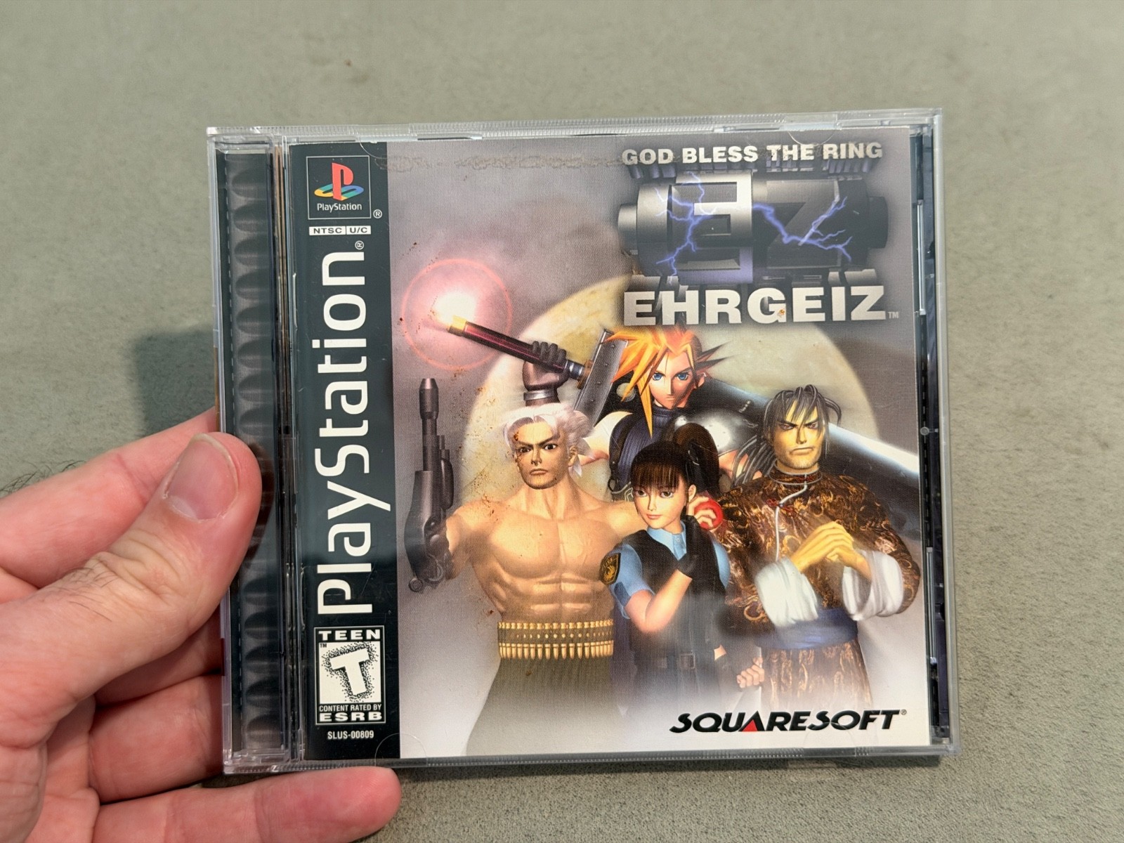 Ehrgeiz (Sony PlayStation 1, 1999) – Opened, great quality