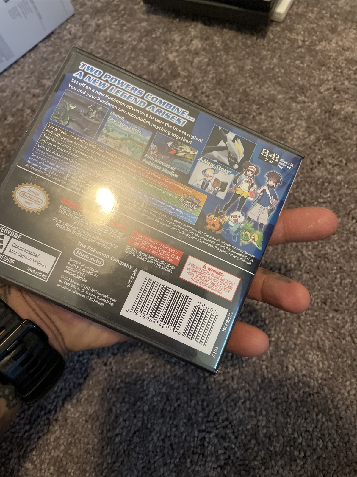 Pokemon: Black Version 2 (Nintendo DS, 2012)