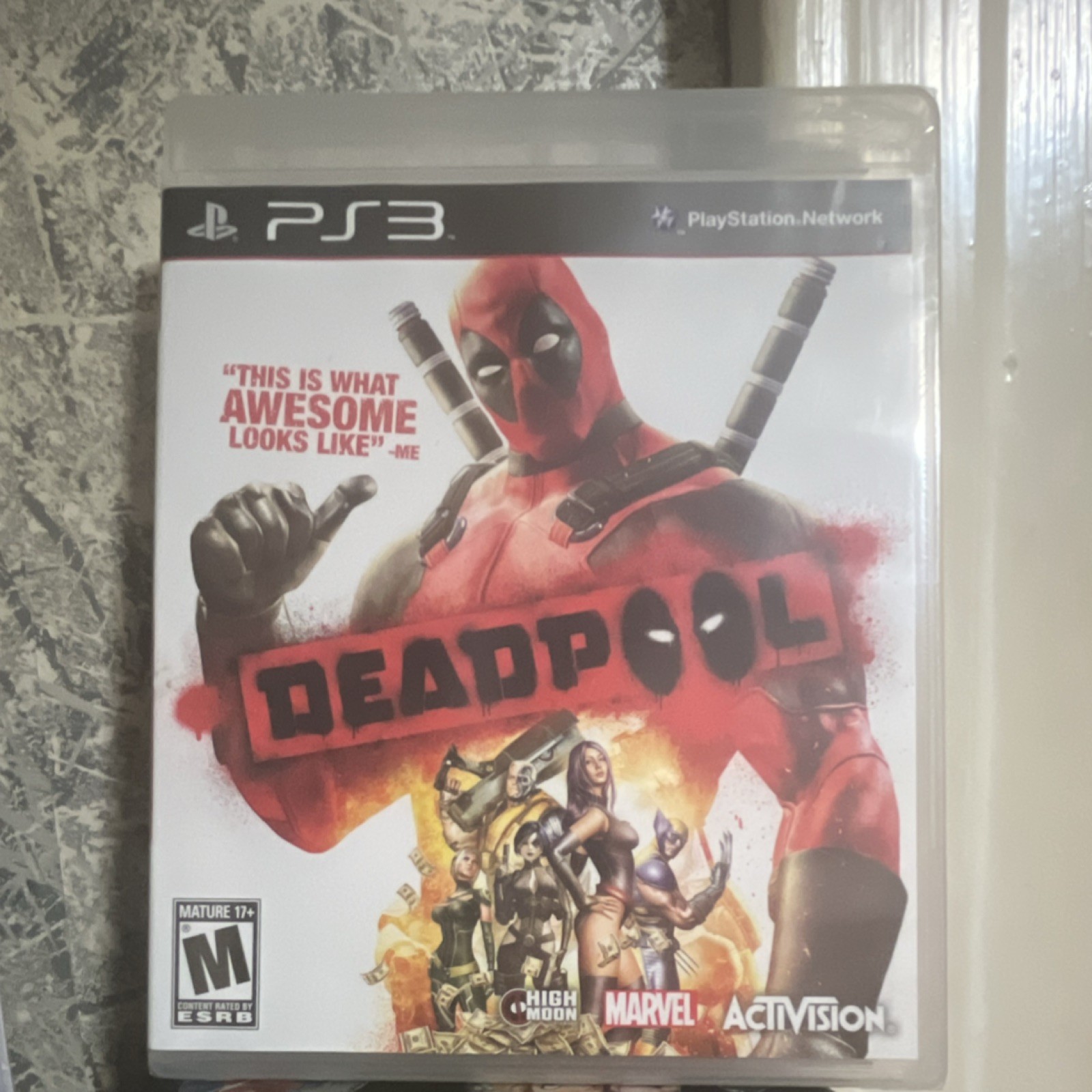 Deadpool Activision Sony PlayStation 3 PS3 Video Game M Rated Marvel