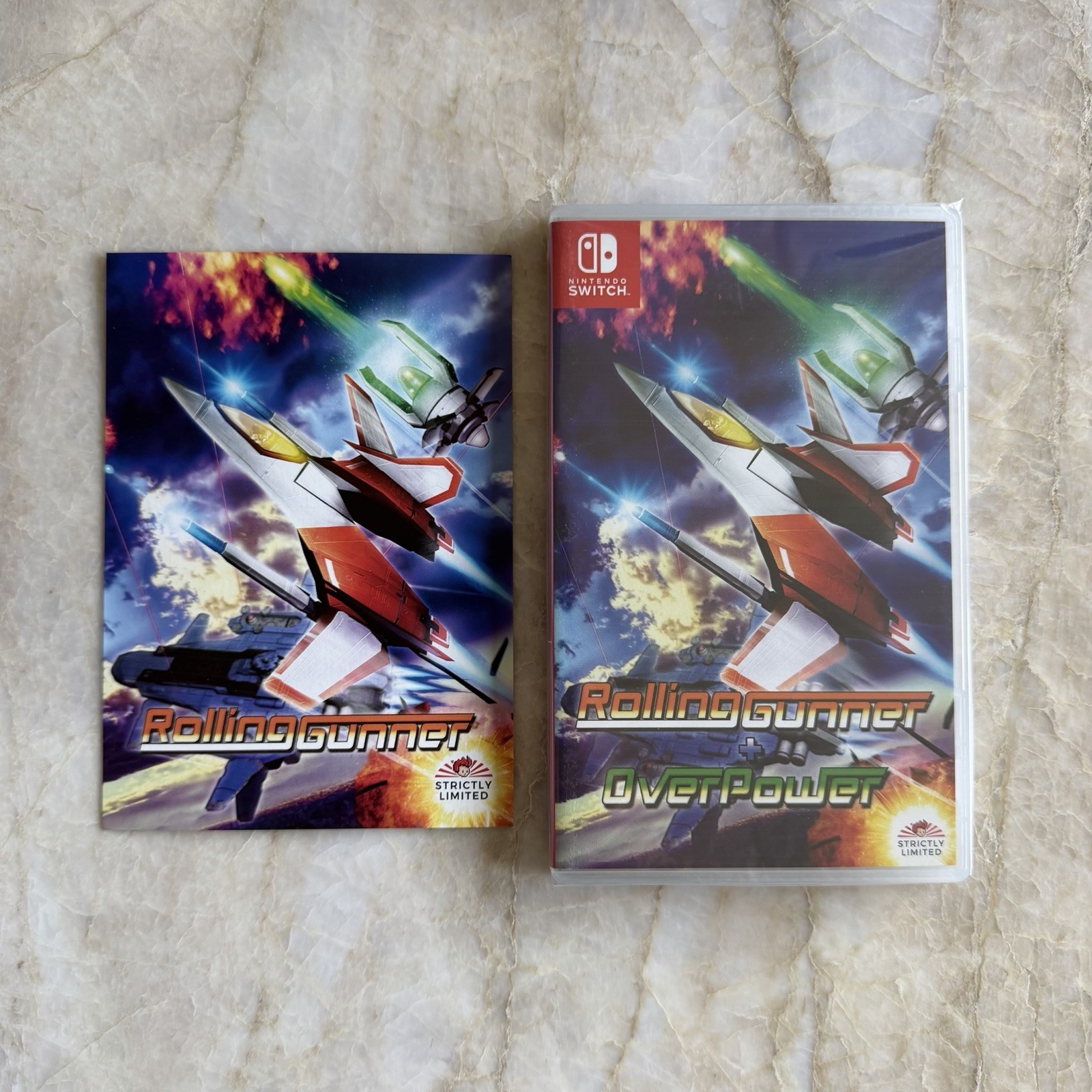 Rolling Gunner + Overpower – Nintendo Switch – Strictly Limited Games #47 Sealed