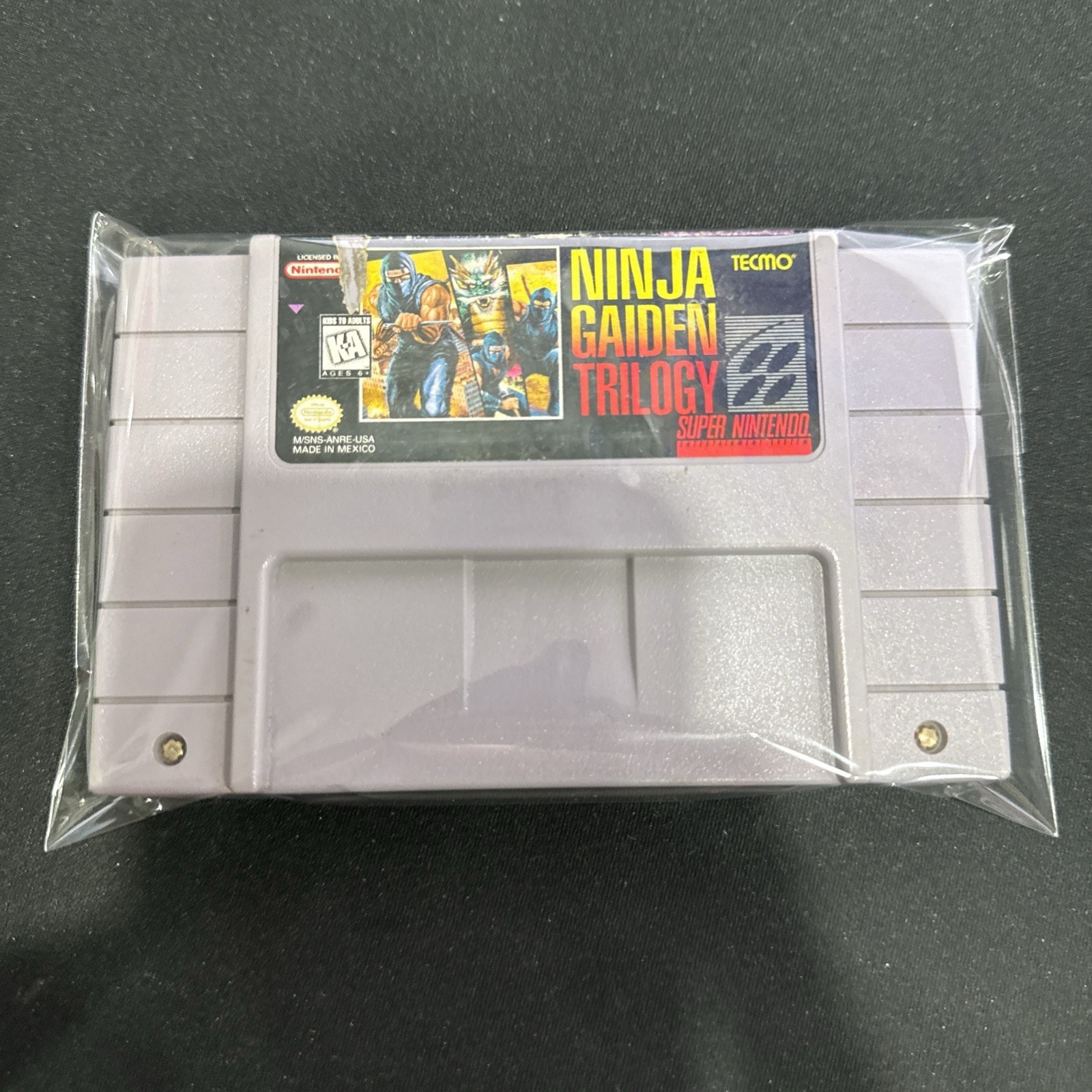 Ninja Gaiden Trilogy SNES Authentic – Cart Only – Tested & Working