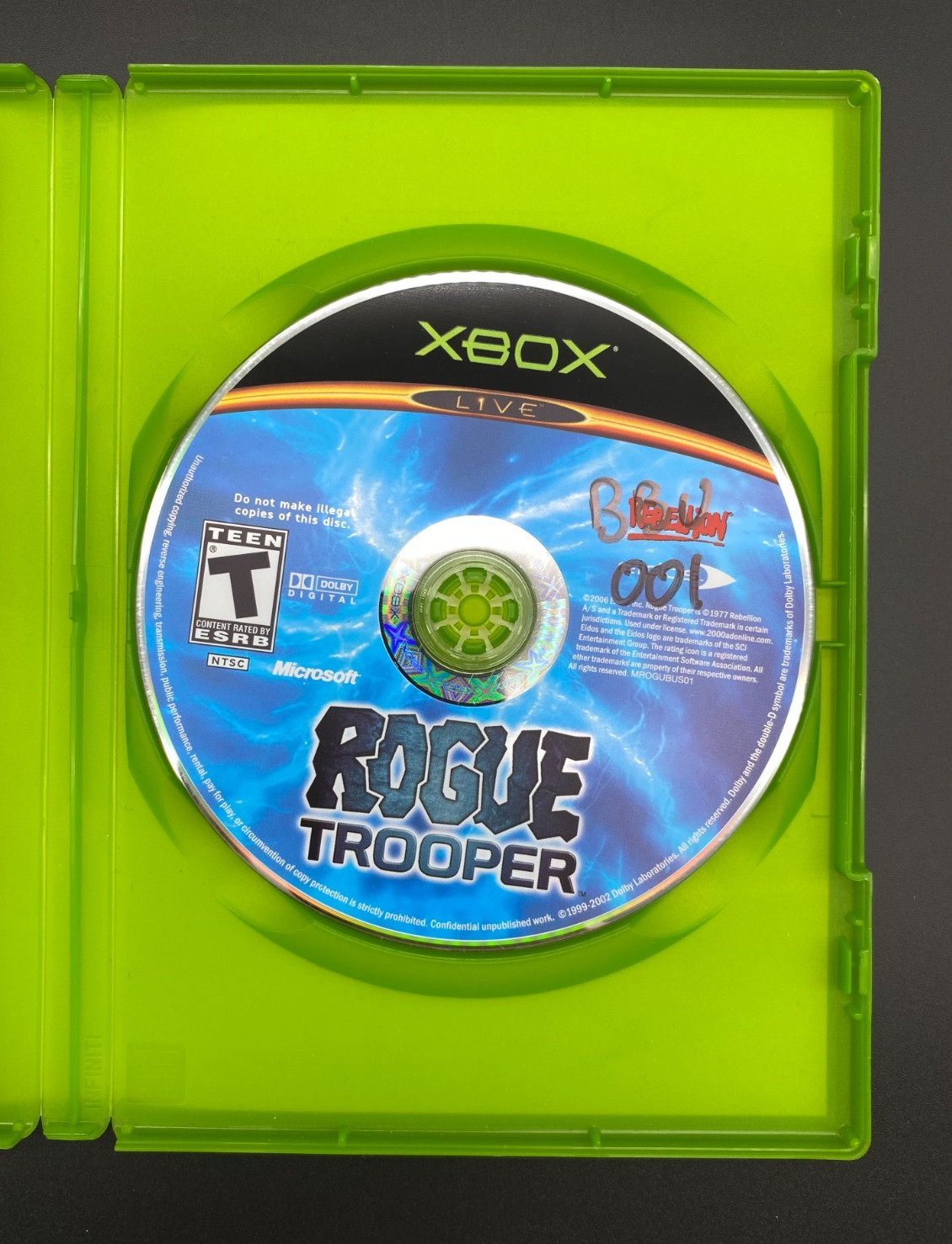 Rogue Trooper (Microsoft XBOX Original) w/ Manual