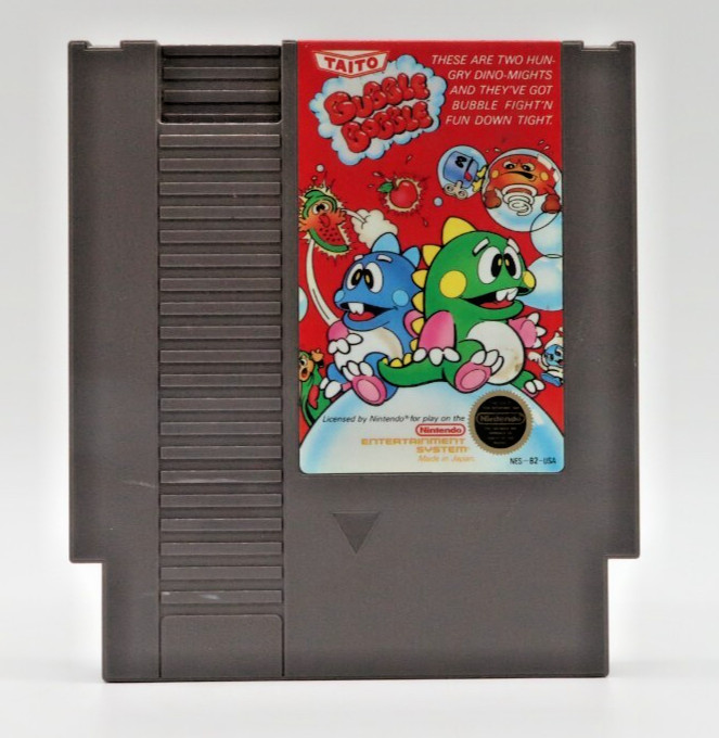 Taito Bubble Bobble (Nintendo NES, 1988) Used