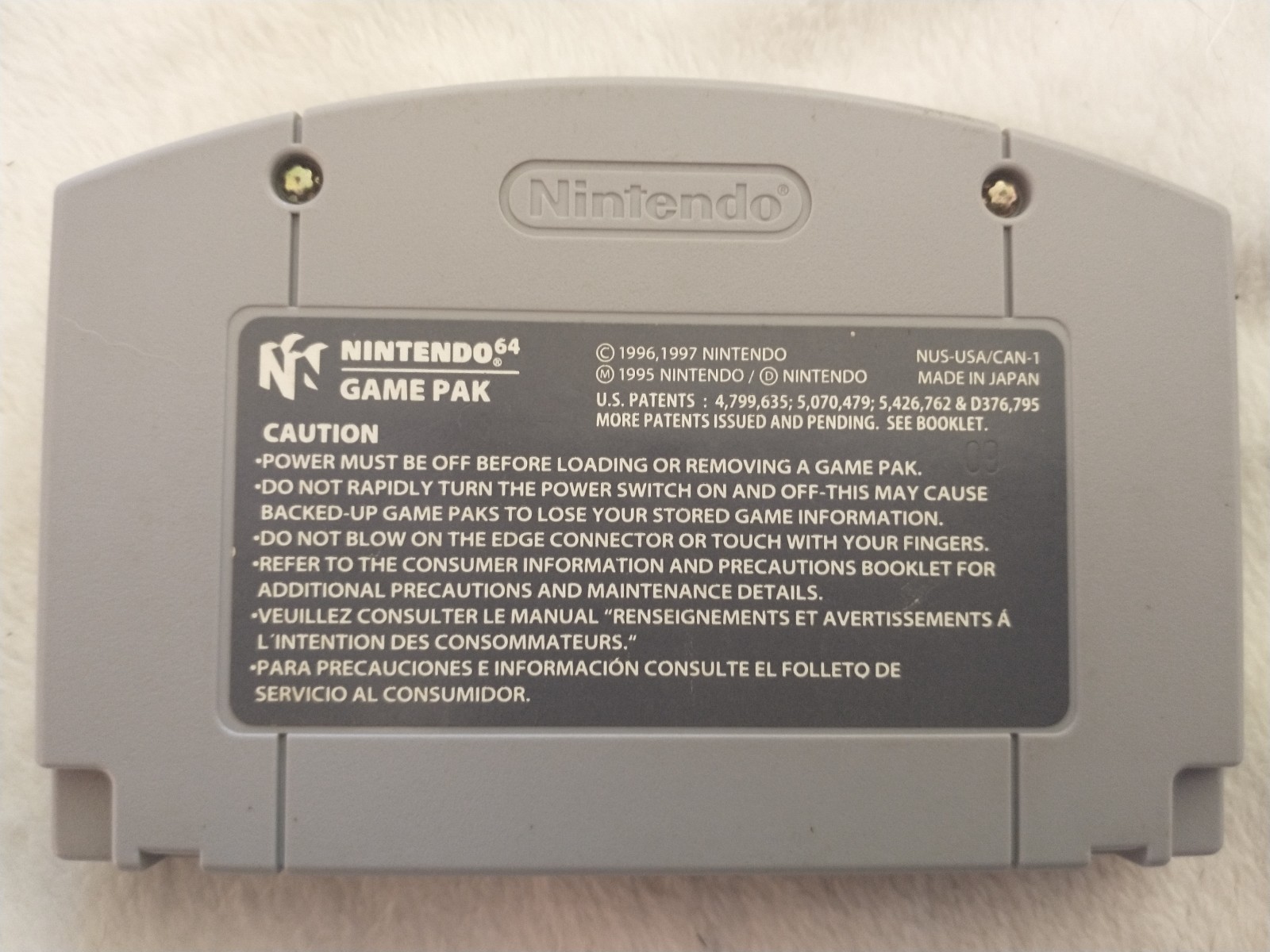 GoldenEye 007 N64 Authentic, Tested & Works, Cartridge Only.