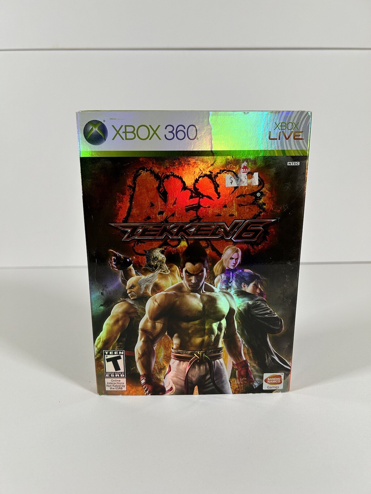 TEKKEN 6 BLACK LABEL XBOX 360 W/ LIMITED EDITION SLIPCOVER BRAND NEW VIDEO GAME