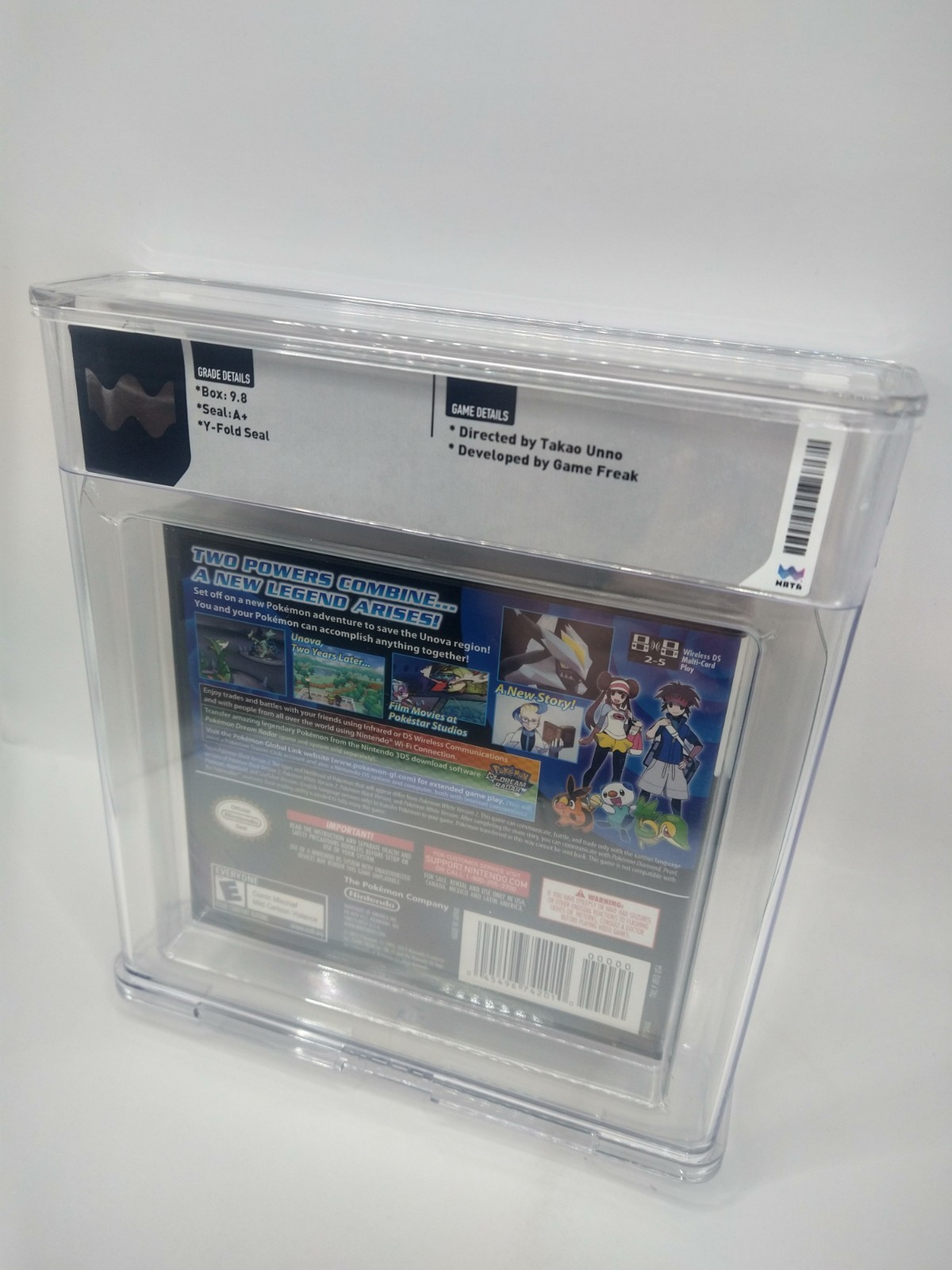 Pokemon Black Version 2 Nintendo DS (WATA 9.8 A+) NOT PSA, VGA [Brand New]