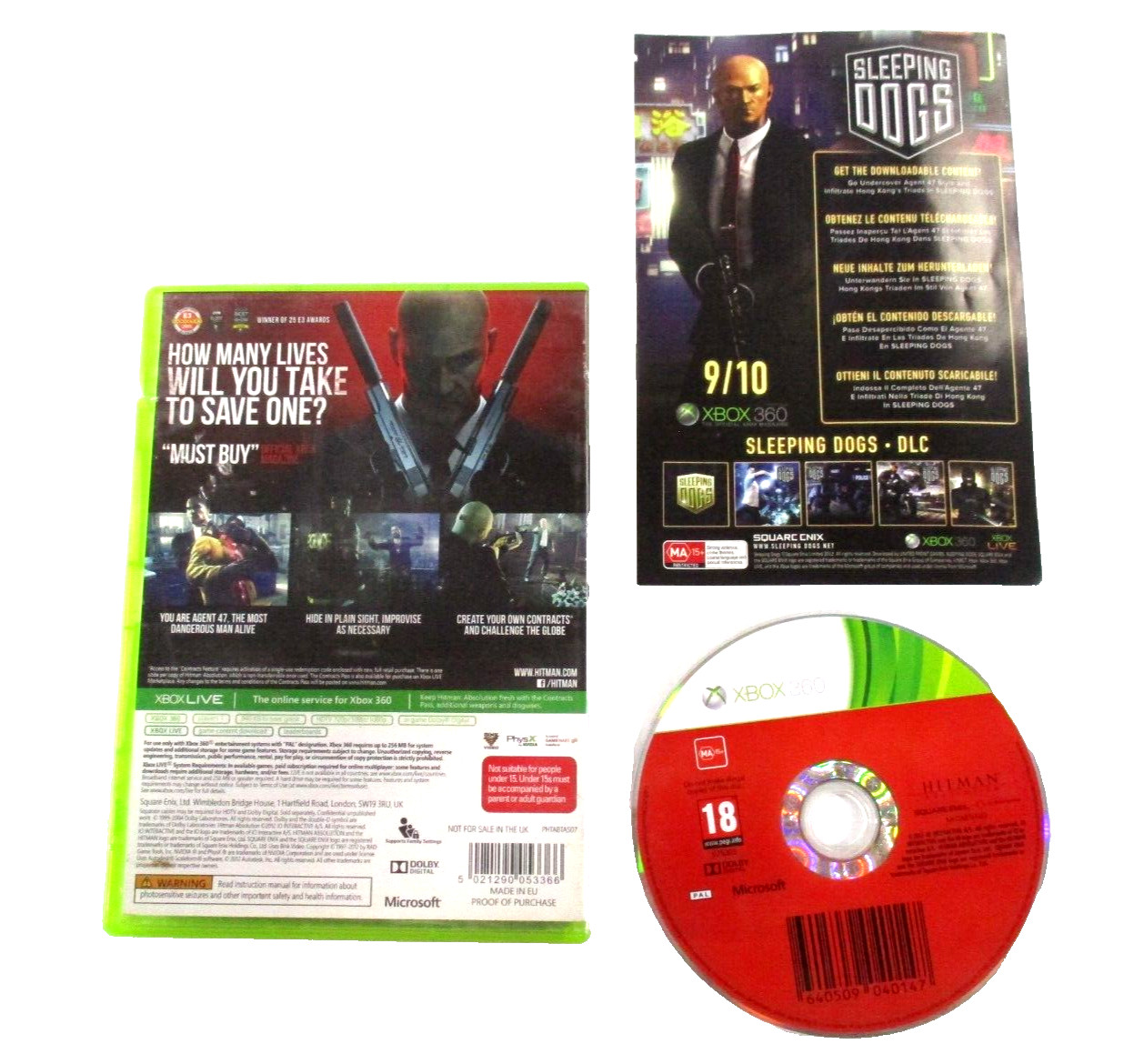 Hitman Absolution XBOX 360 MA15+ PAL R4 2004 IQ Interactive No Manual Tested