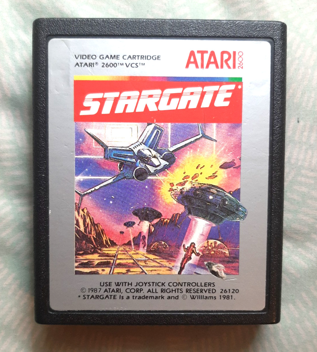 STARGATE for Atari 2600 – FANTASTIC game – Tested & working great!