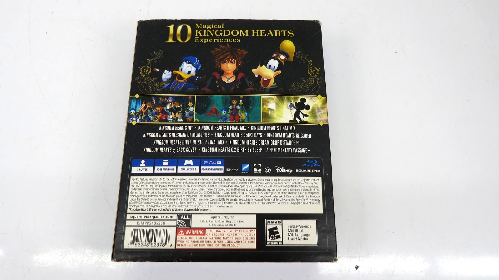 Sony PlayStation 4 Kingdom Hearts All-In-One Package Game