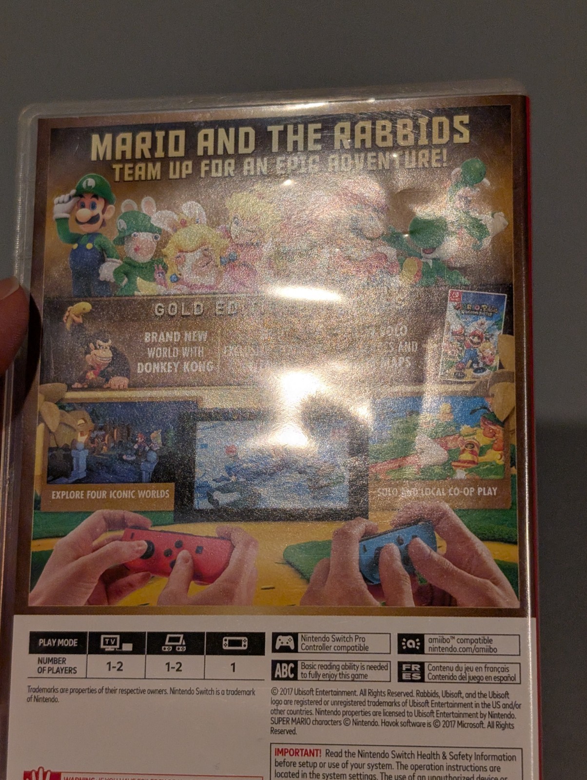 Mario+Rabbids Kingdom Battle Gold Edition – Rare Costco Edition **Code Is Used**
