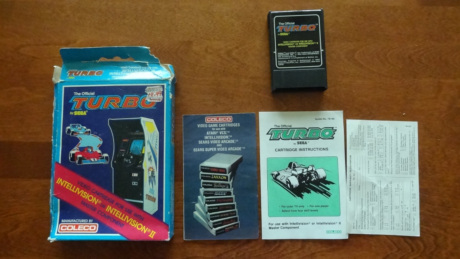 INTELLIVISION TURBO BOXED