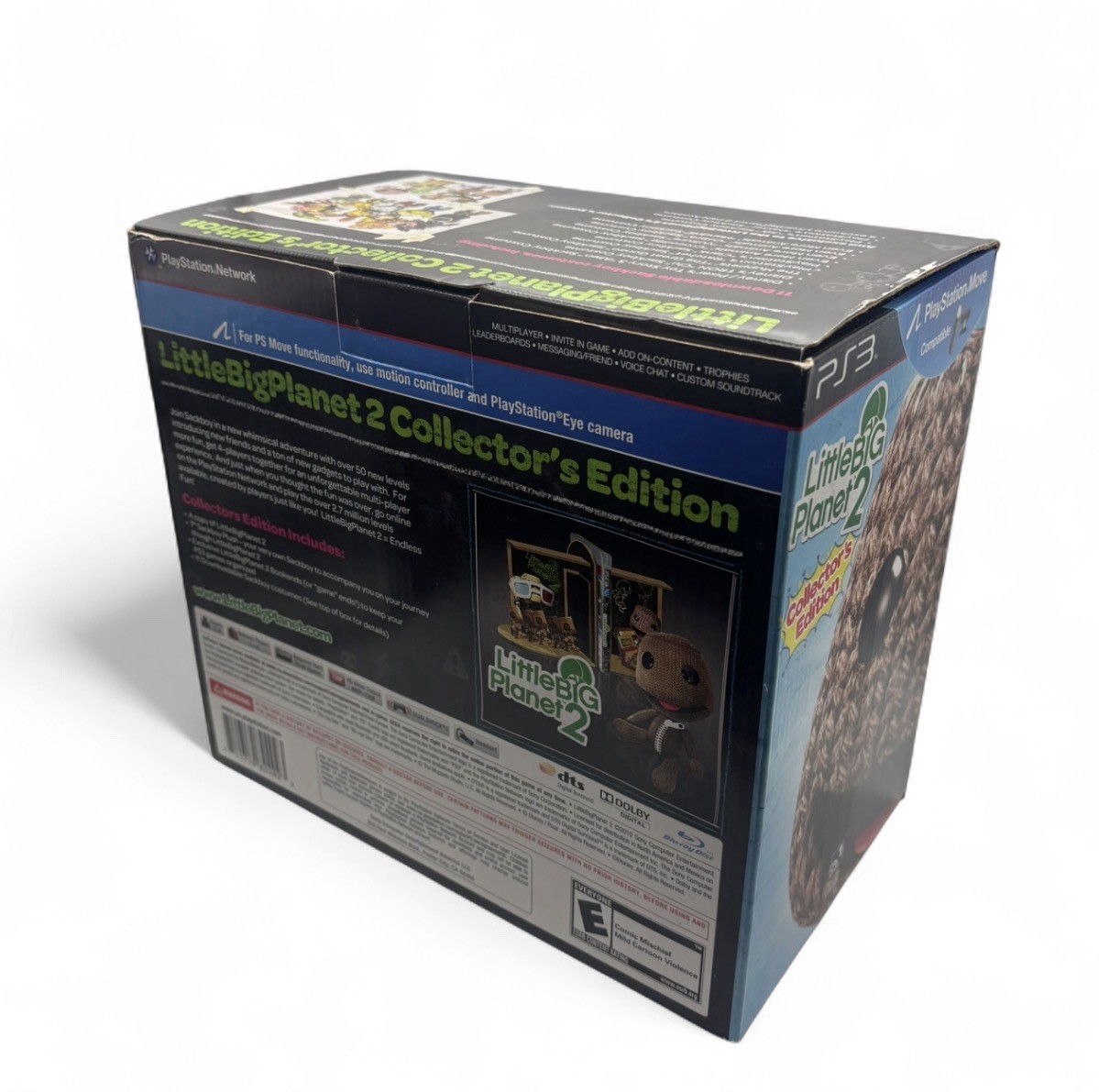 Little Big Planet 2 Collector’s Edition (PS3) Open Box, Plush & Bookends & Game