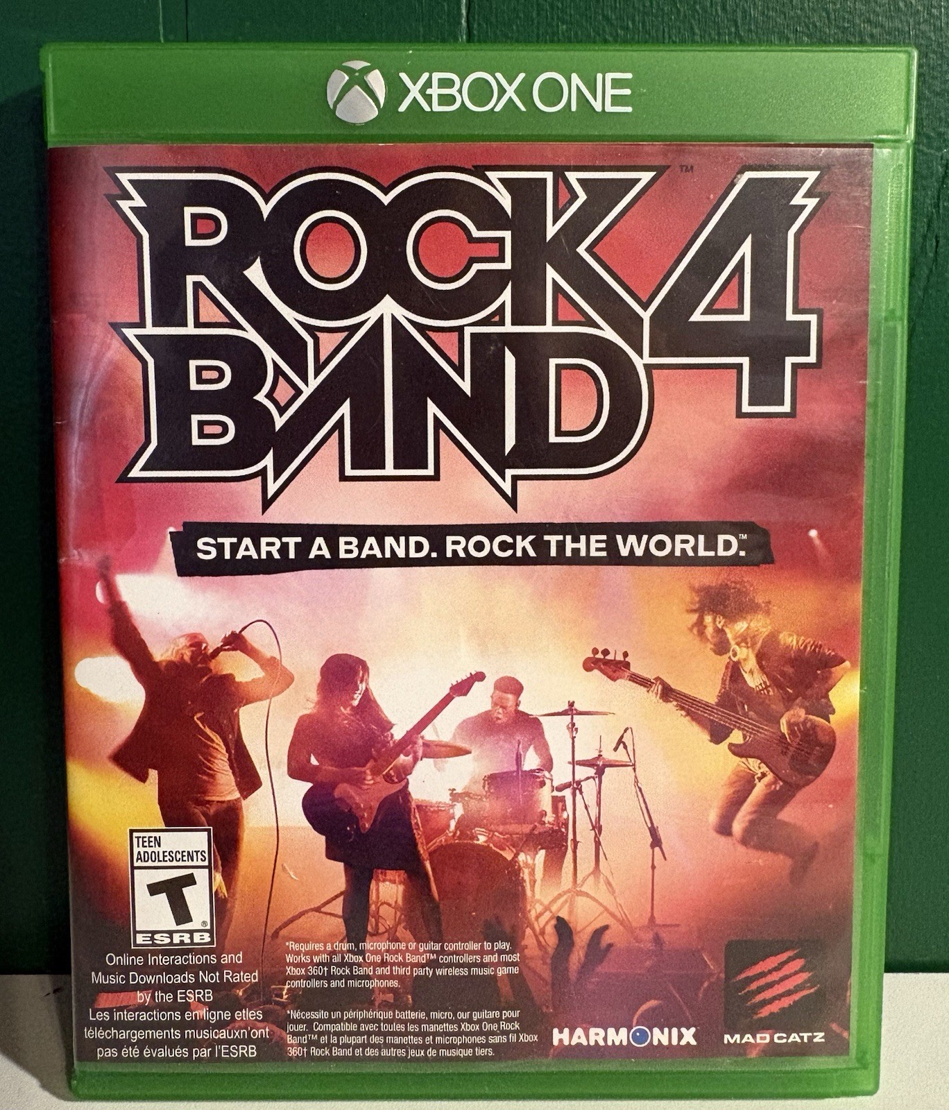 Rock Band 4 Microsoft Xbox One Harmonix Mad Catz Untested