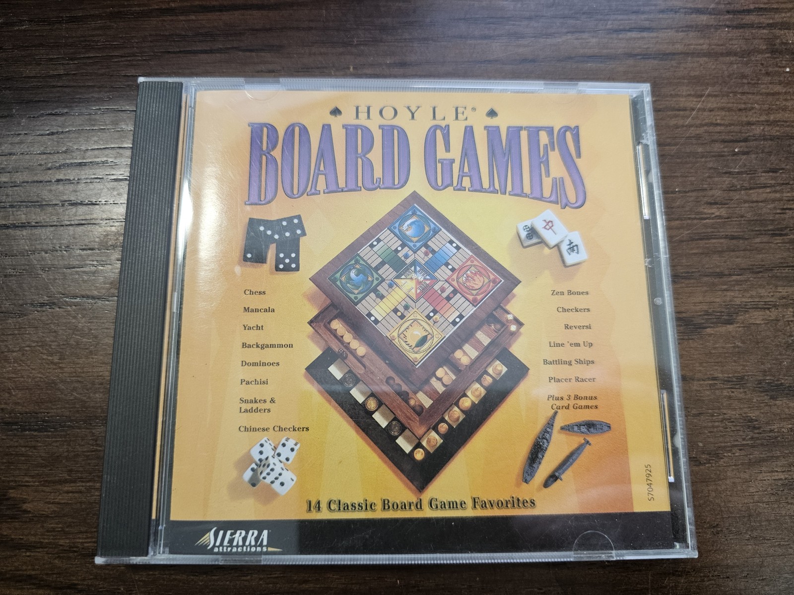 Hoyle Board Games PC CD-ROM Sierra Attractions 1998 Classic Strategy Collection