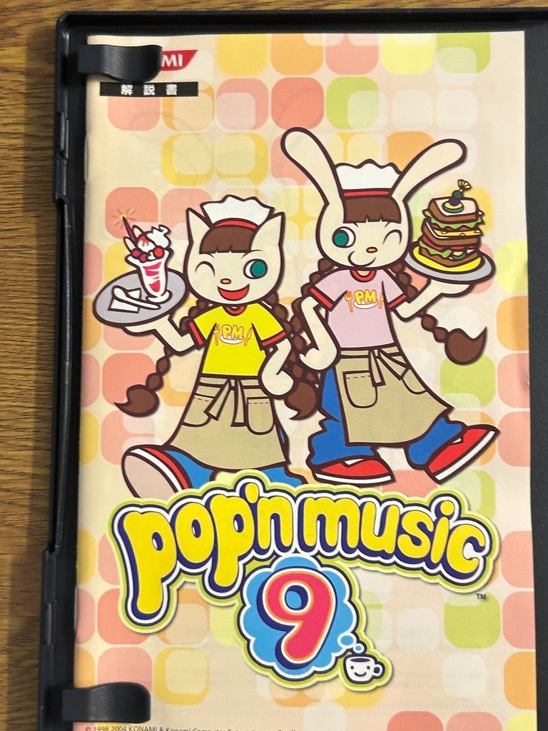 Pop’n Music 9 PS2 Japanese Ver NTSC-J Konami Rhythm Music Game CIB w/ Reg Card