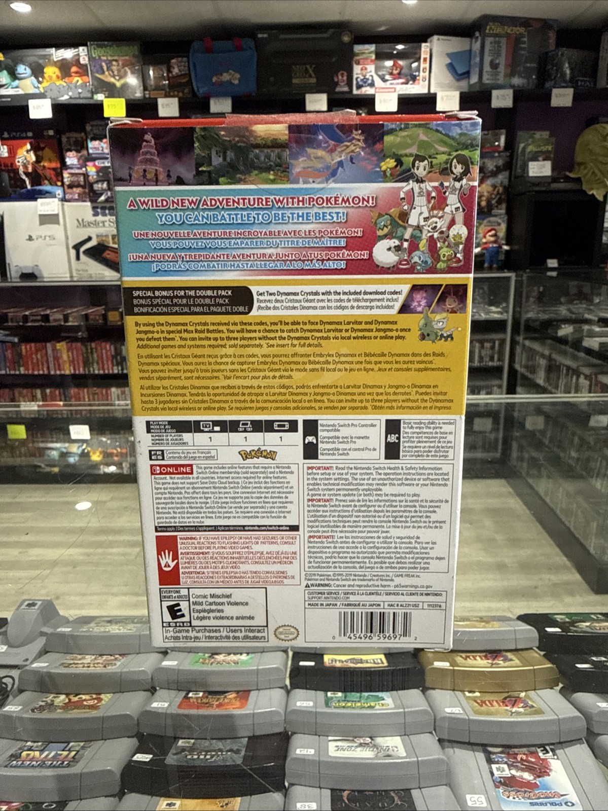NEW! Pokémon Sword & Shield Double Pack – Nintendo Switch – Open Box Shield New