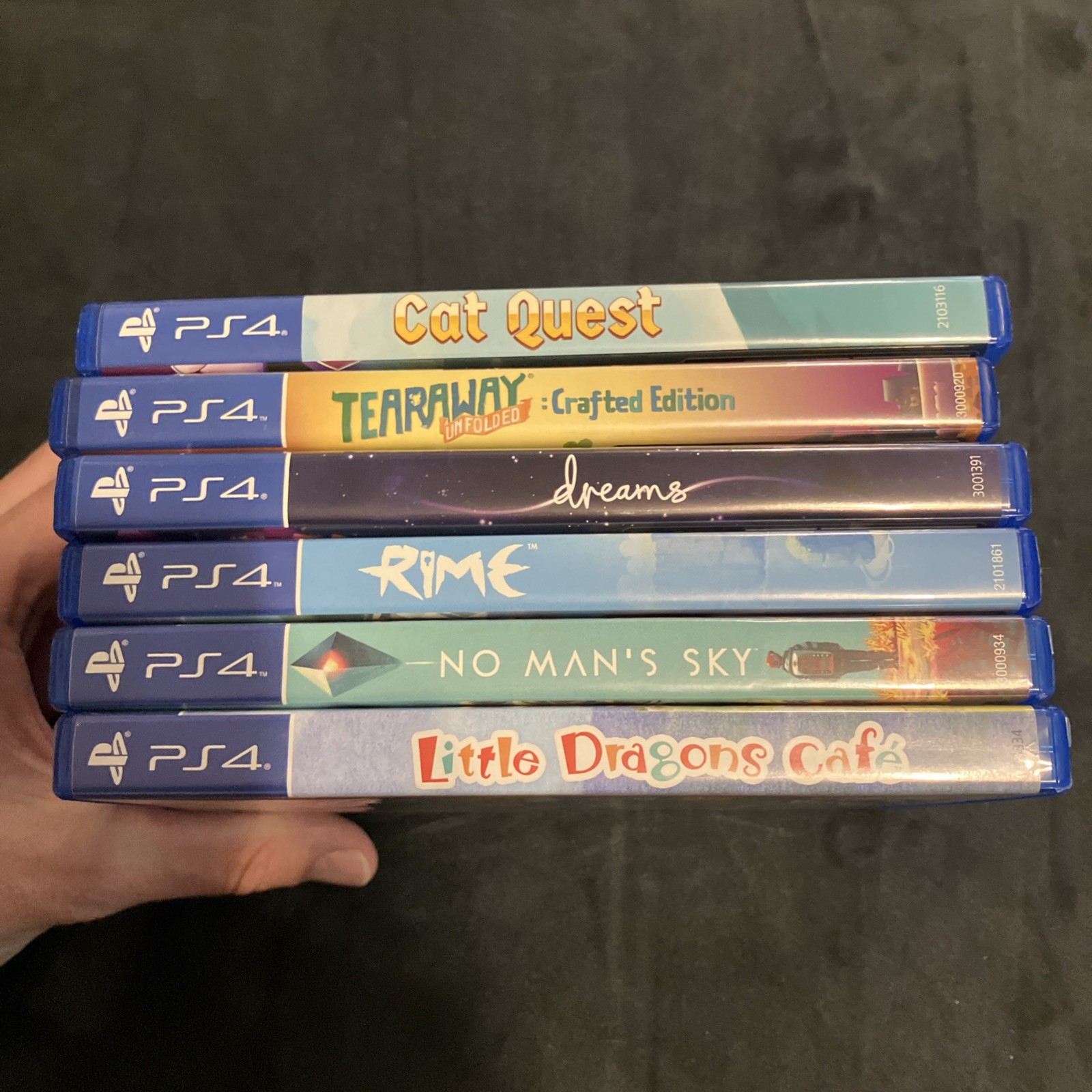 PS4 Cozy Bundle – Tearaway, Cat Quest, Dreams, NoManSky, Rime, LittleDragonCafe