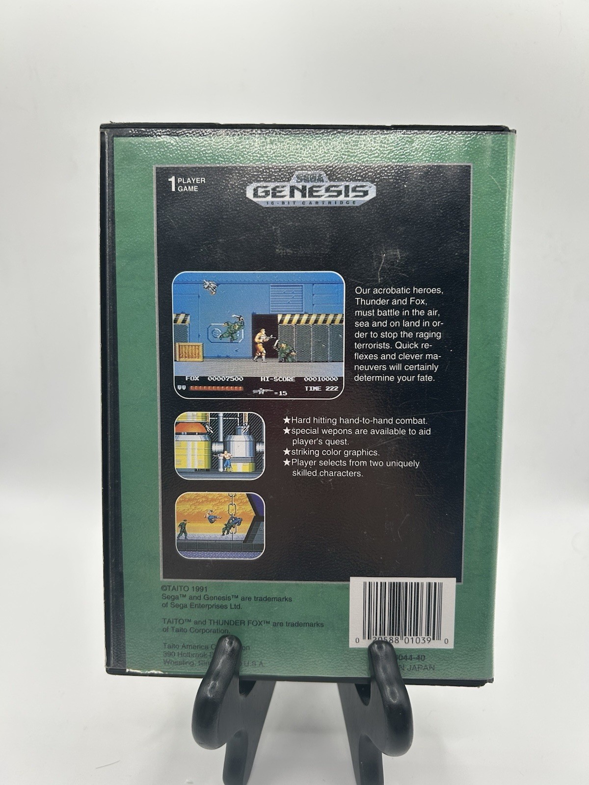 Thunder Fox (Sega Genesis, 1990) – Tested No Manual