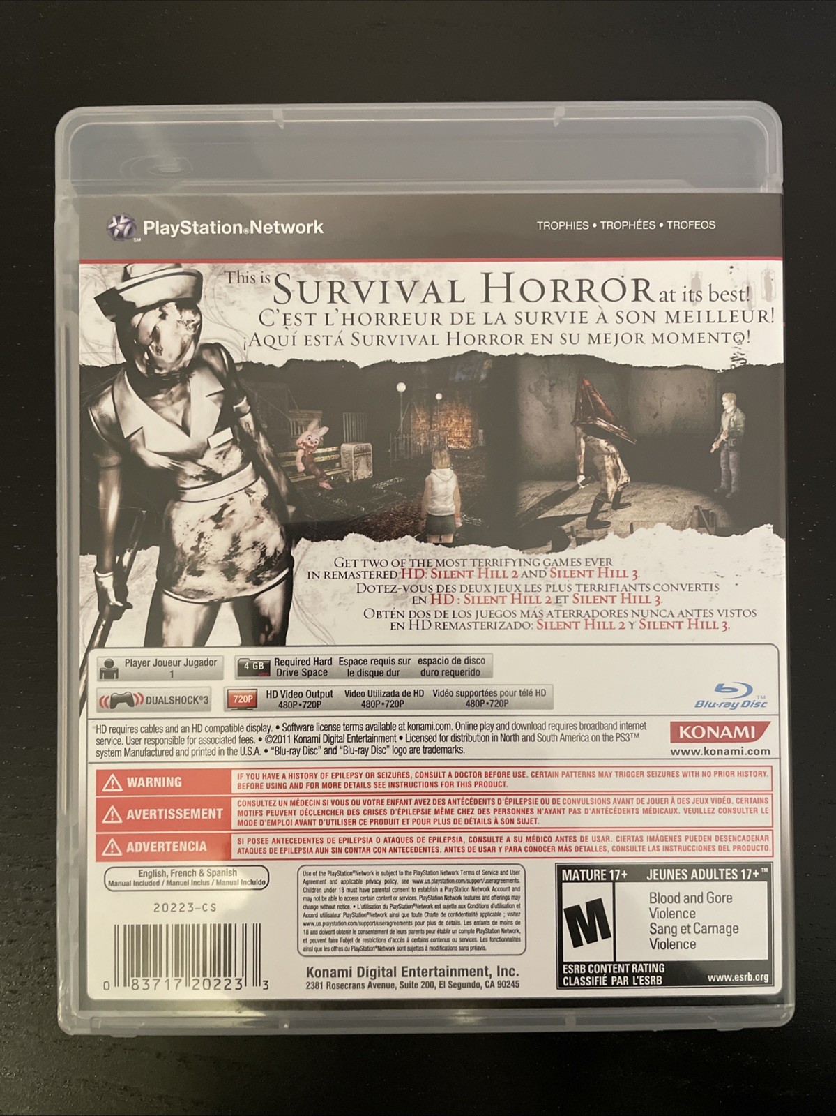 Silent Hill HD Collection (PS3) | Authentic | CIB