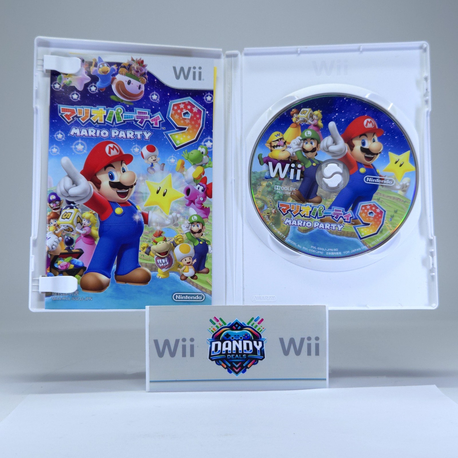 Mario Party 9 – Japanese JP Region CIB W/ Manual – Wii