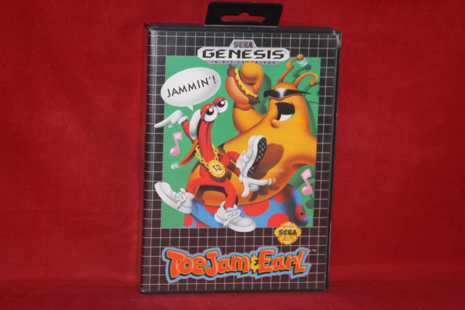 ToeJam & Earl (Sega Genesis, 1991) Authentic Game Cartridge, CIB Complete