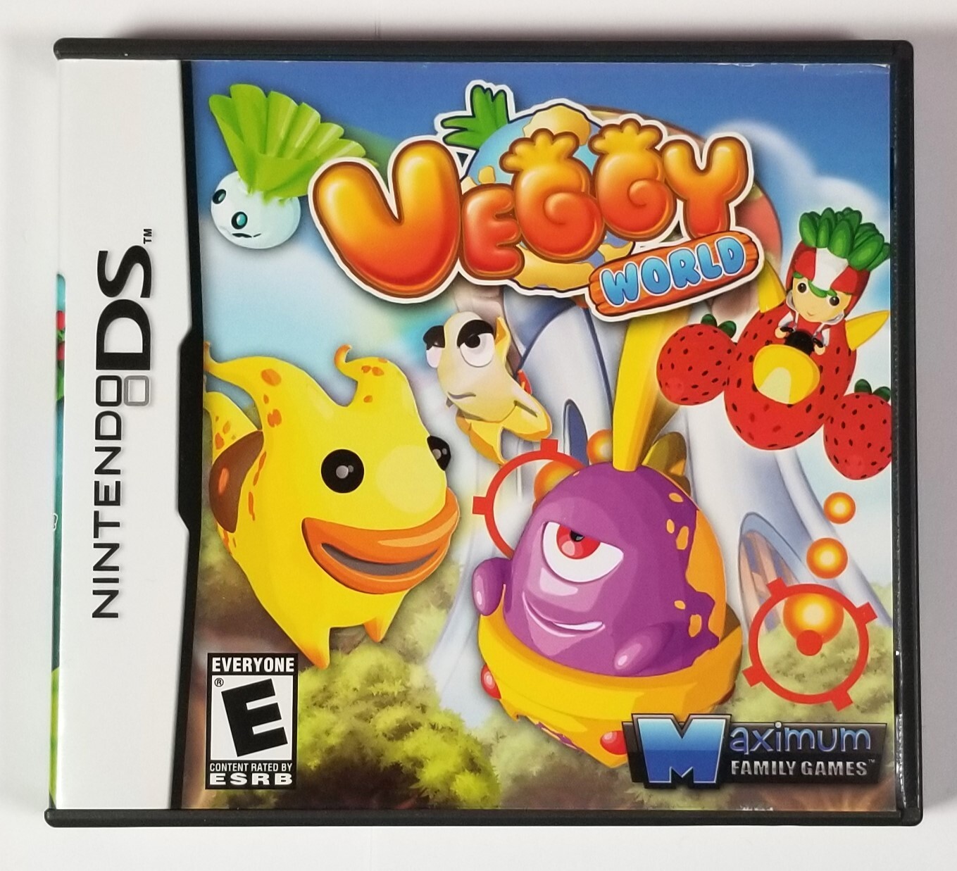 Veggy World (Nintendo DS, 2004) Complete CIB Tested Authentic RARE Shoot ‘Em Up