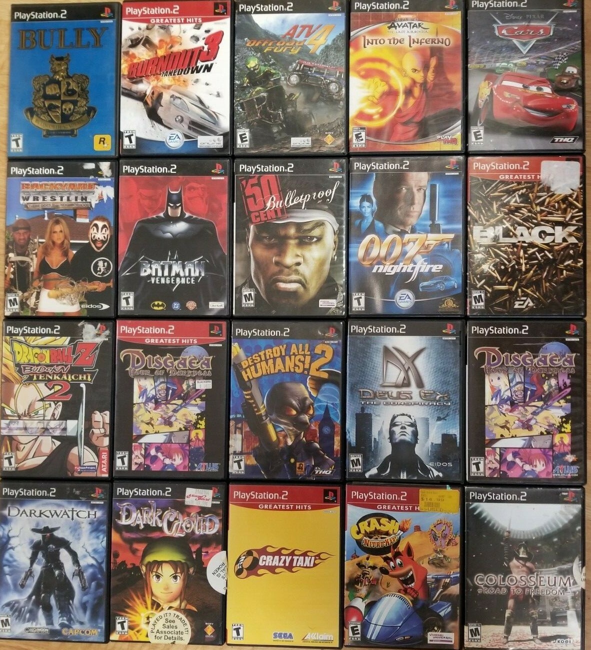 A – C Cheap Games (Playstation 2) PS2 Disc Only TESTED