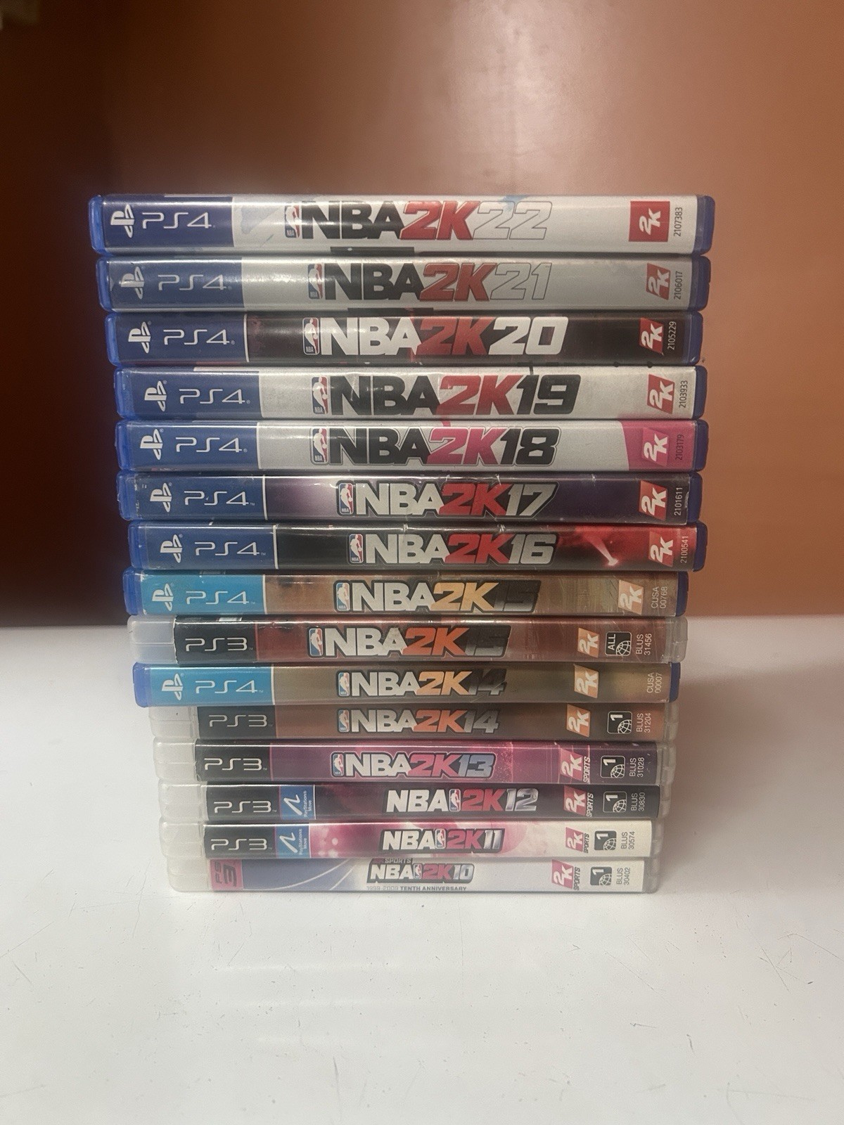 NBA 2K MEGA LOT (15 Games) – NBA 2K10 to 2K22 – PS3 & PS4 Consecutive Collection