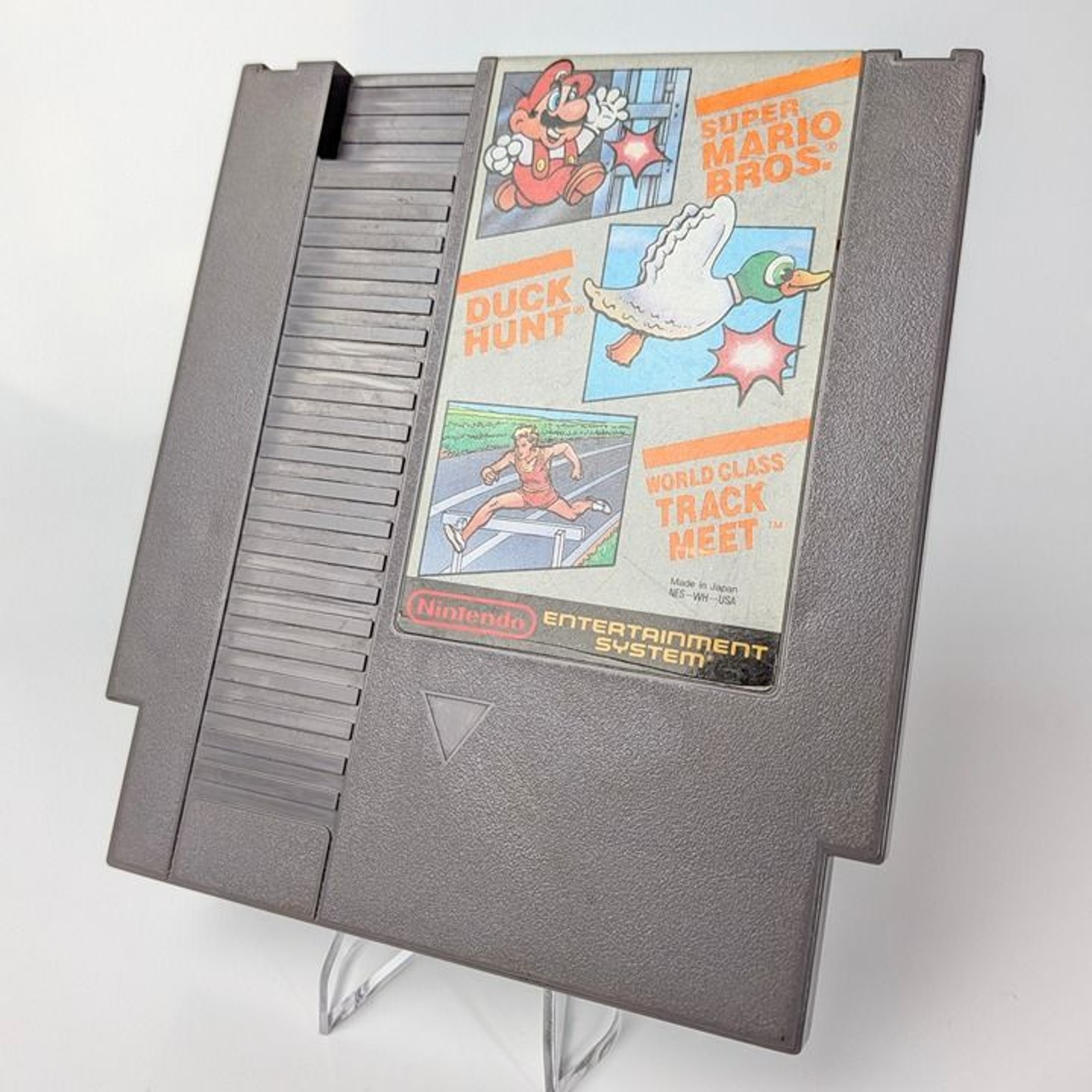 Super Mario Bros & Duck Hunt & Track Meet (Red Overalls) – Authentic and Tested