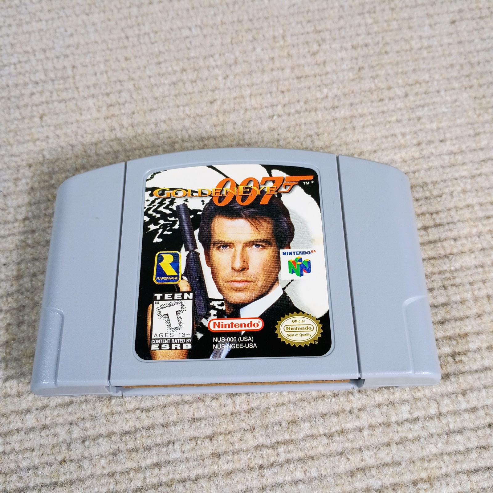 GoldenEye 007 Nintendo 64 N64 Game Cartridge NUS-006 USA Rareware 1997 TESTED