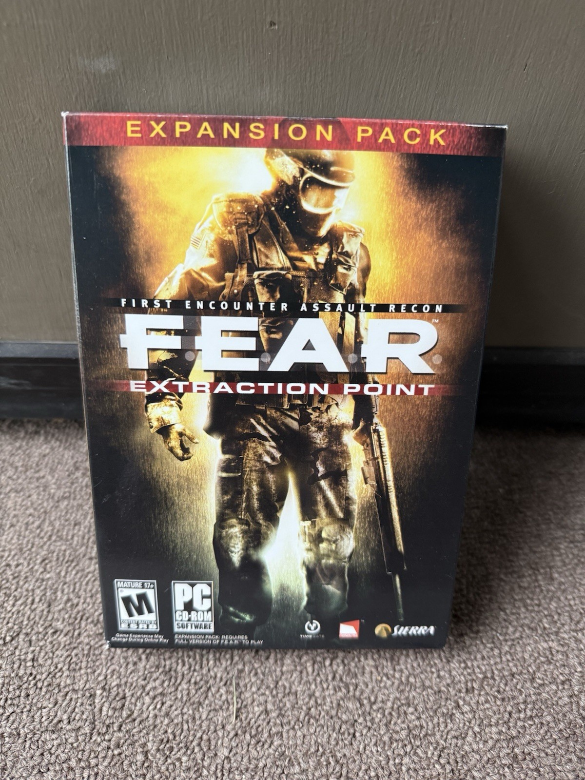 Fear Extraction Point Retro PC Video Game With Original Box & Content