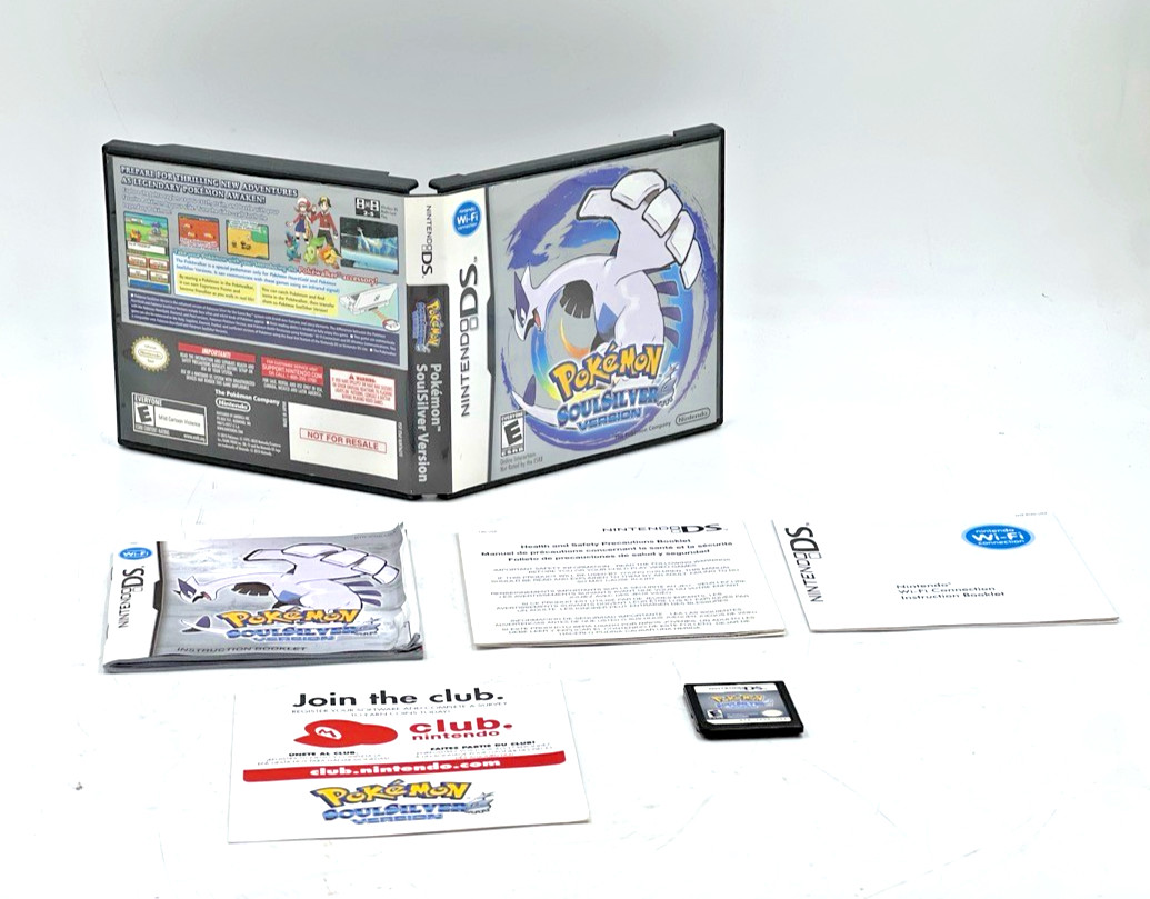 Pokemon: SoulSilver Version (Nintendo DS, 2010) Authentic (EL1134712)