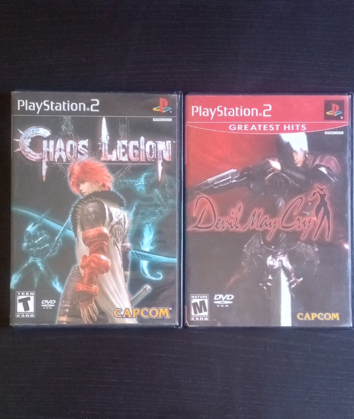 Chaos Legion & Devil May Cry: Lot of 2 Capcom PS2 Hack-and-Slash Games (Tested)