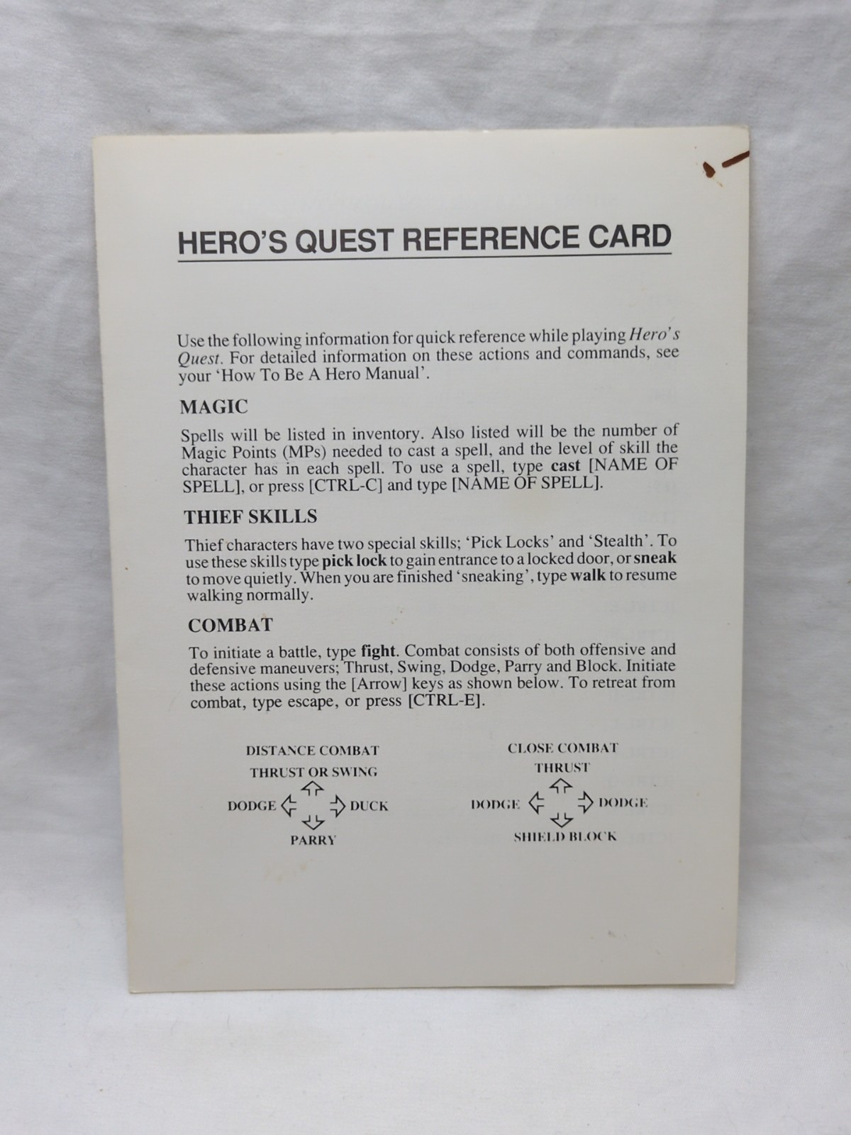 Hero’s Quest A 3-D Animated Fantasy Role-Playing Game