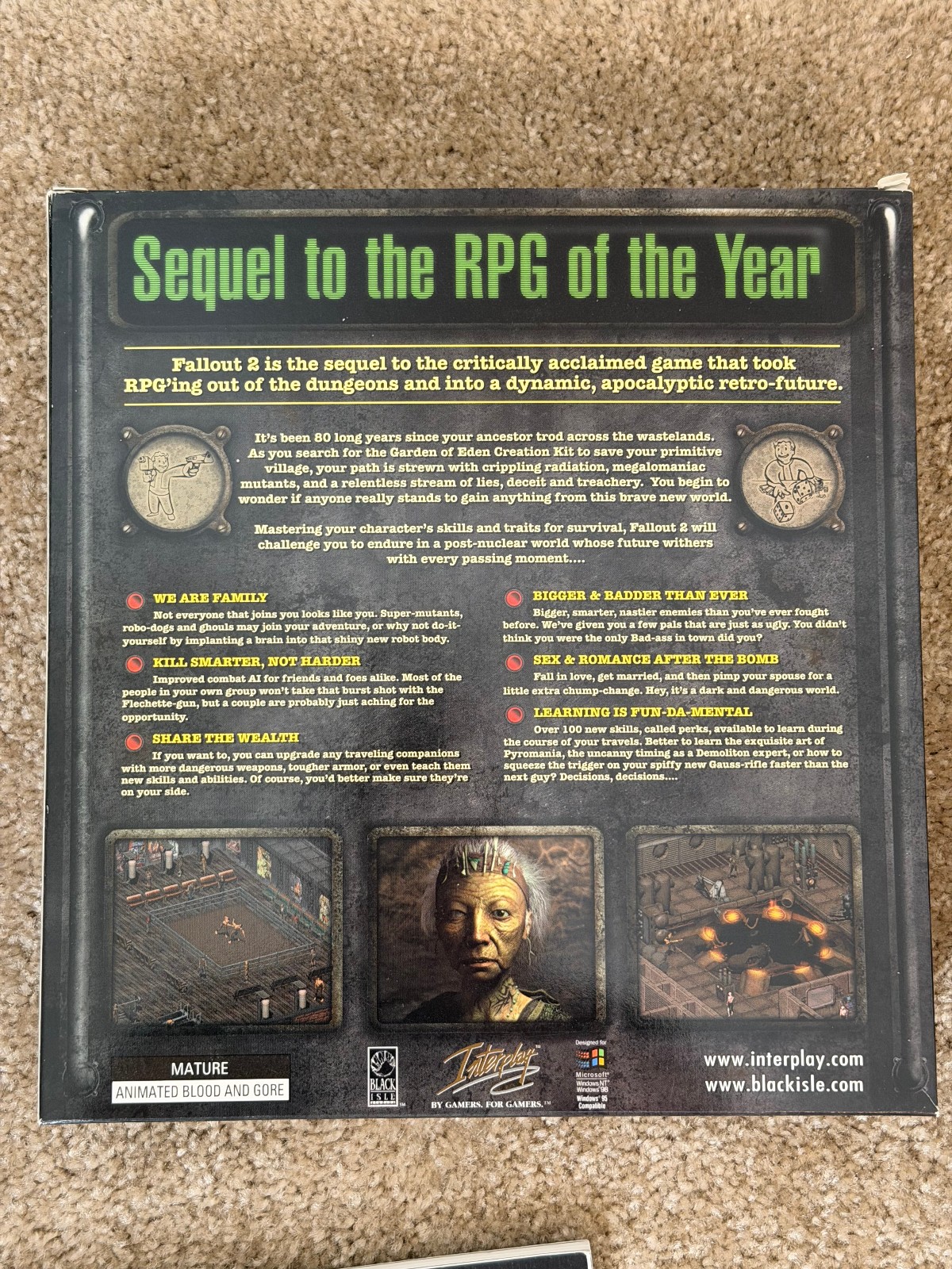 Fallout 2 Big Box PC Game – 1998