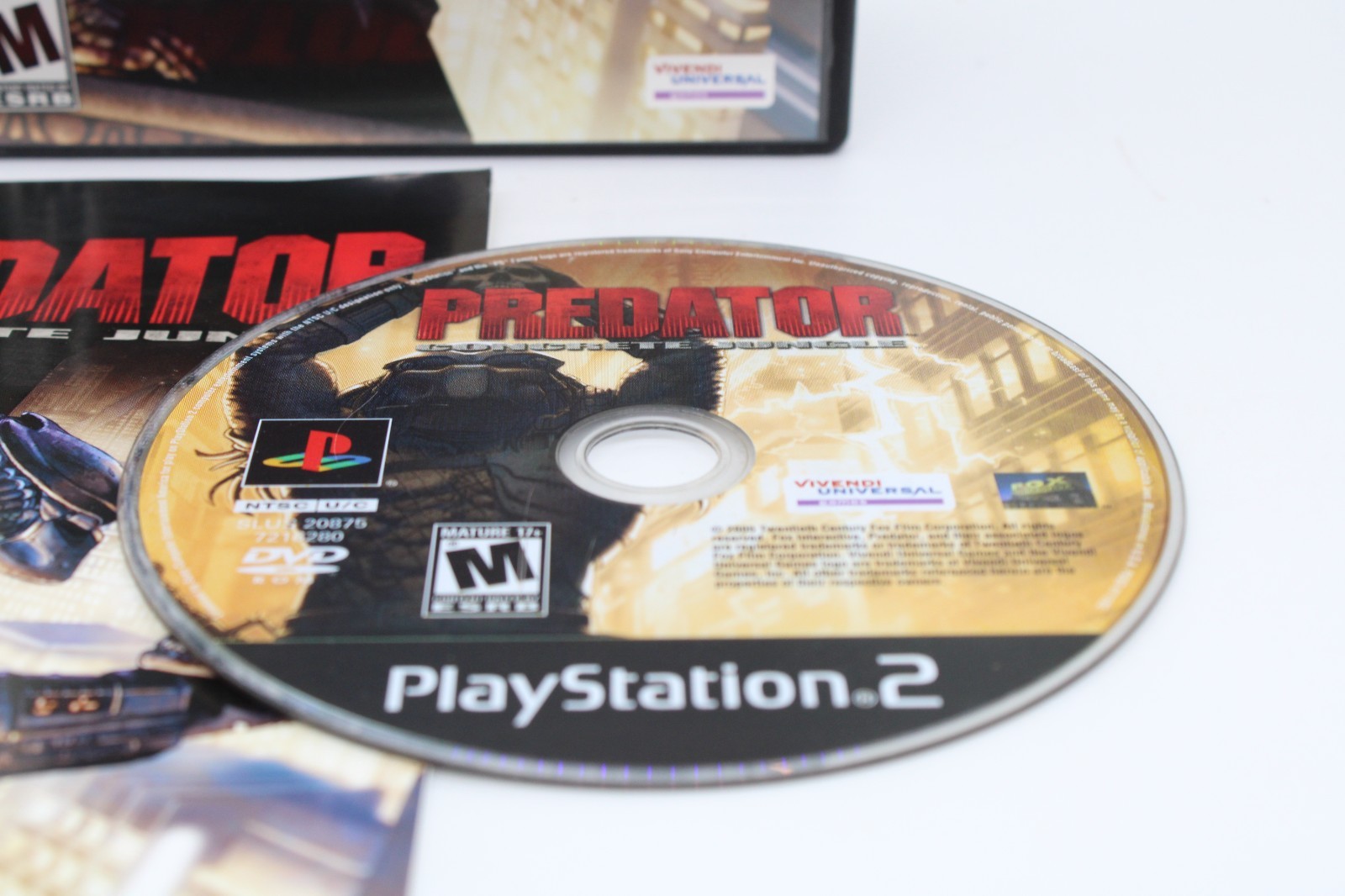 Refurbished PS2 Predator Concrete Jungle Complete CIB Excellent Mint Clean BL