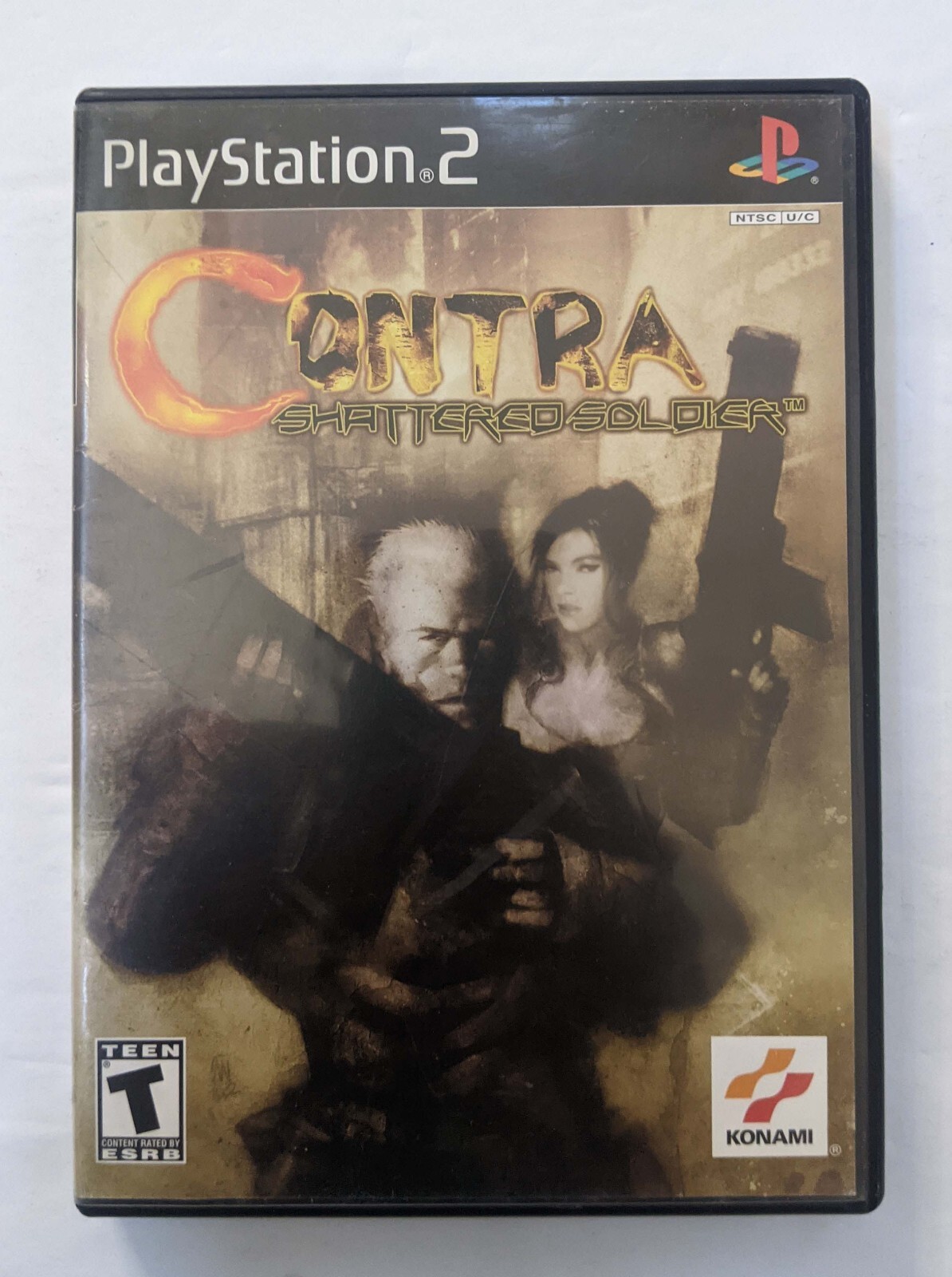 Contra Shattered Soldier PS2 PlayStation 2 Complete w/ Strategy Guide reg Card
