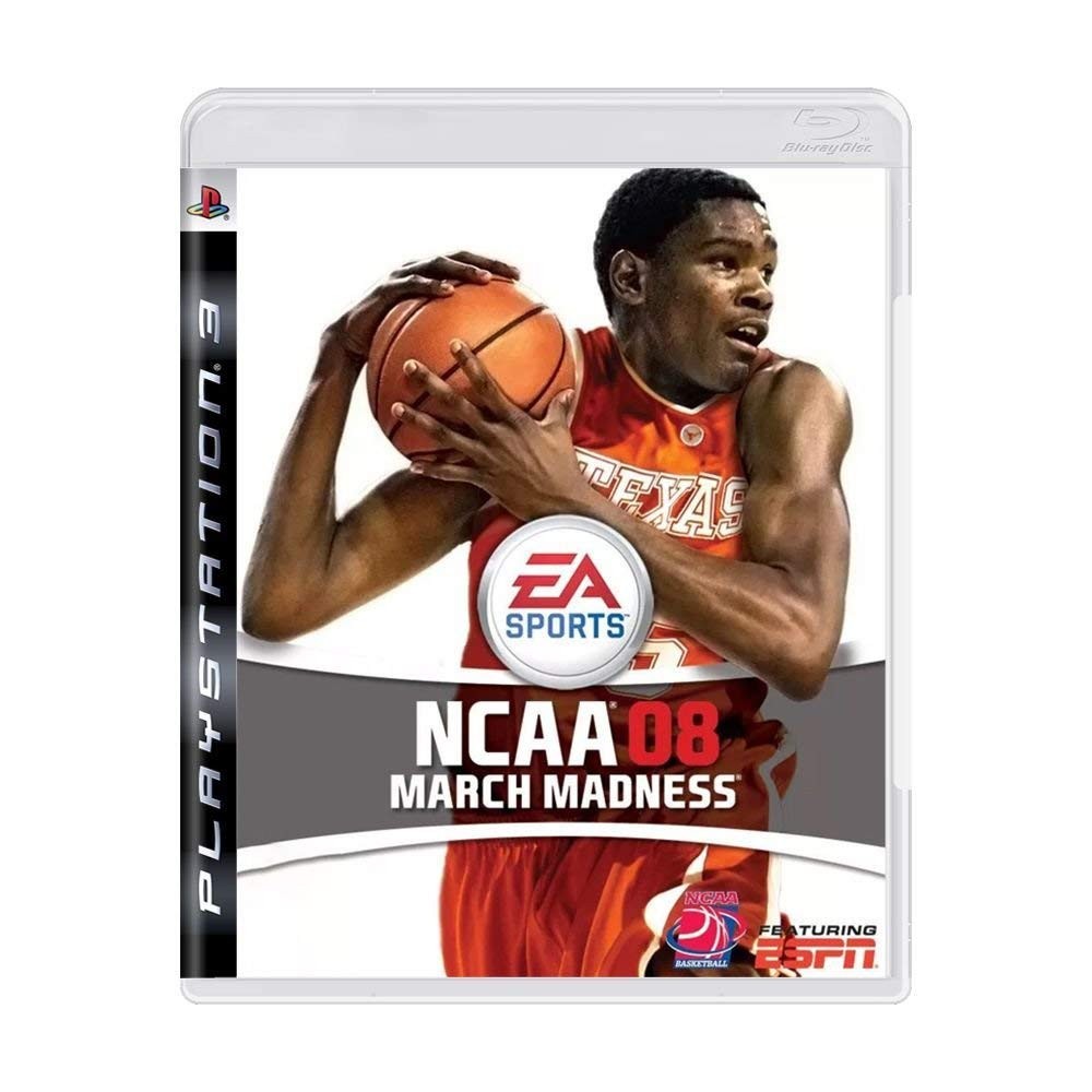 NCAA March Madness 08 Playstation 3 PS3 Disc and Case Tested College Basketball