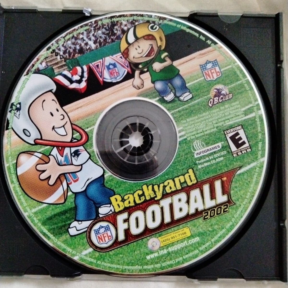 Backyard Football 2002 (PC) Win/Mac CD-rom Pro Players As Kids NFL Ages 7+
