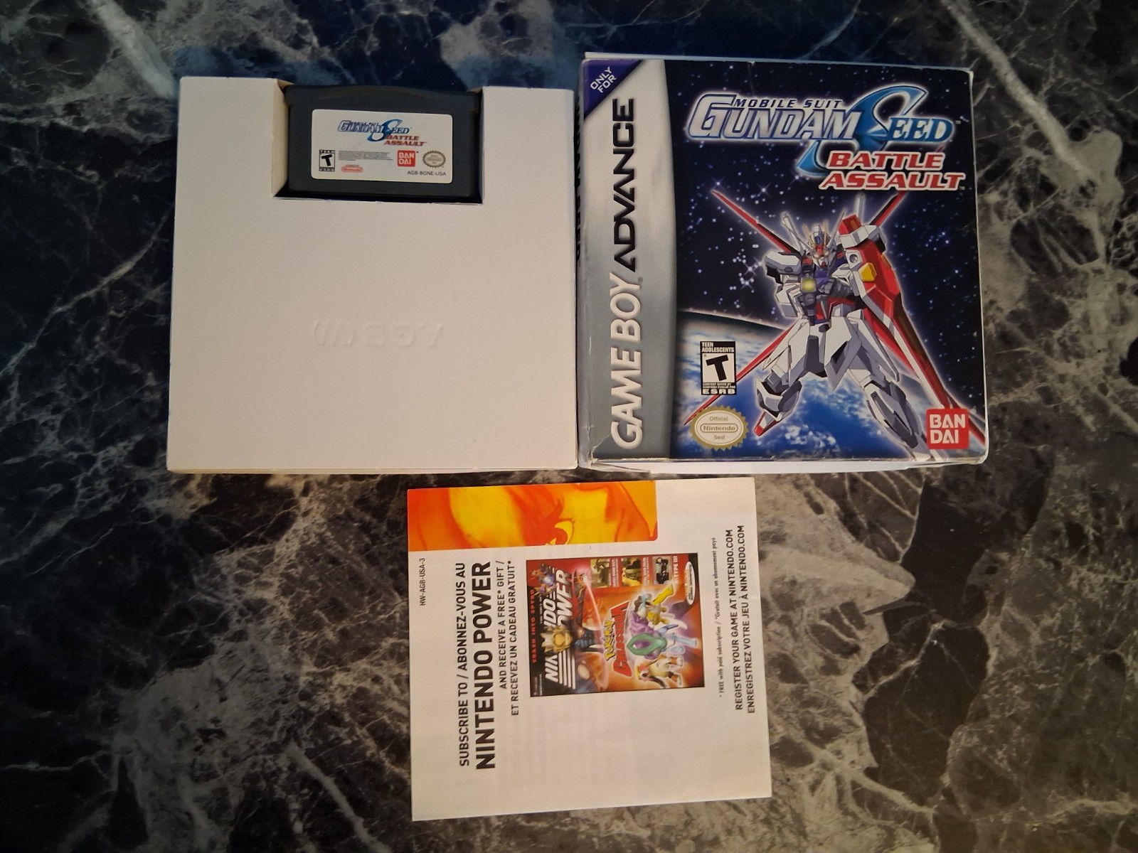 Mobile Suit Gundam Seed Battle Assault GBA W/ Box Authentic + Protector NoManual